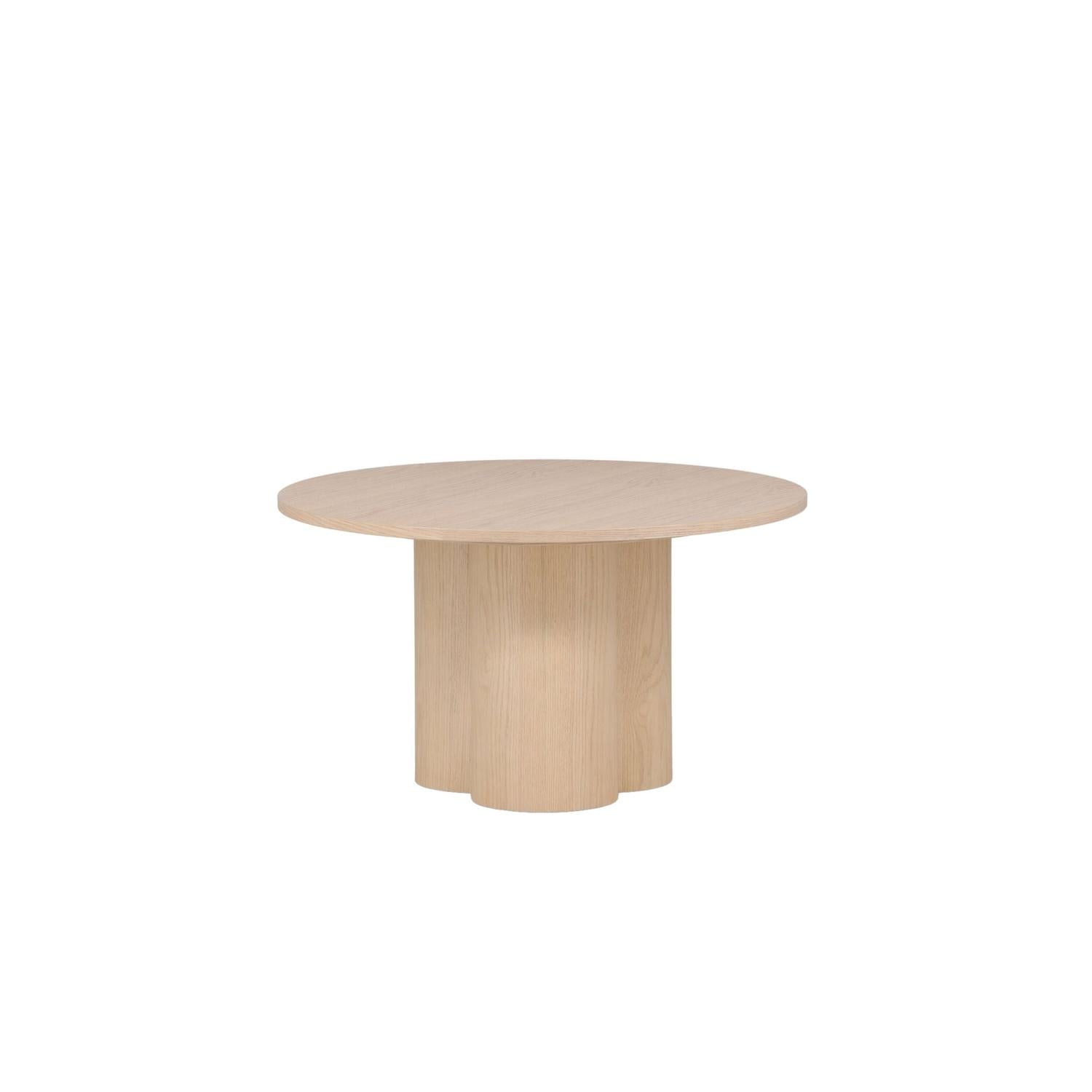 Couchtisch Olivia Ø80cm - Kalkweiß-Couchtisch-Venture Home-le canapé