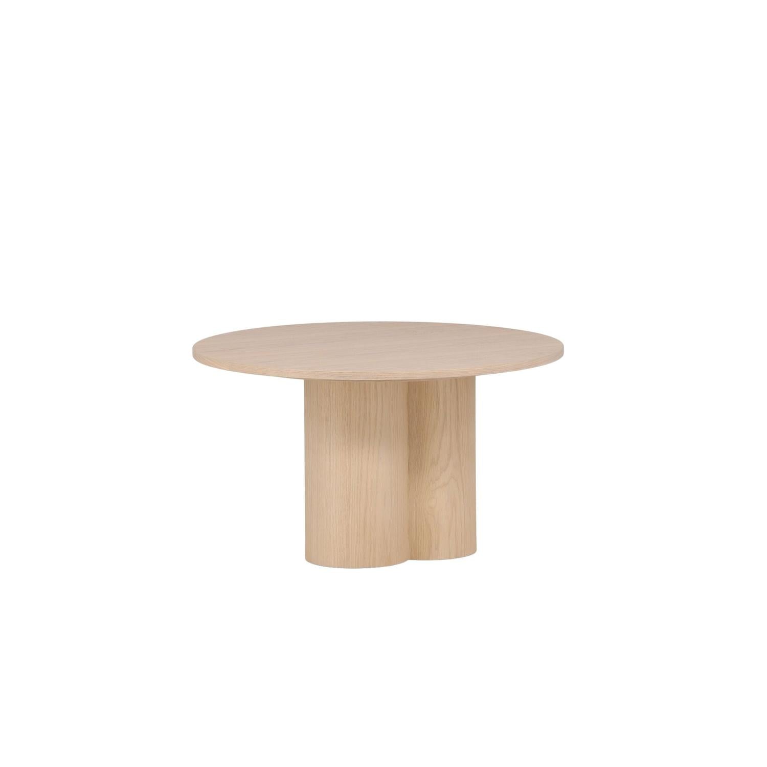 Couchtisch Olivia Ø80cm - Kalkweiß-Couchtisch-Venture Home-le canapé