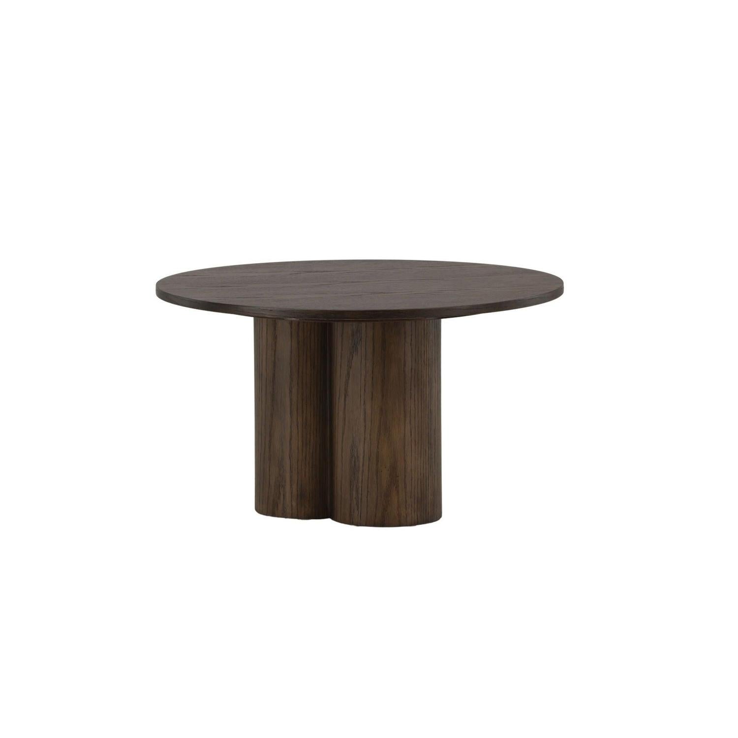 Couchtisch Olivia Ø80cm - Mokka-Couchtisch-Venture Home-le canapé