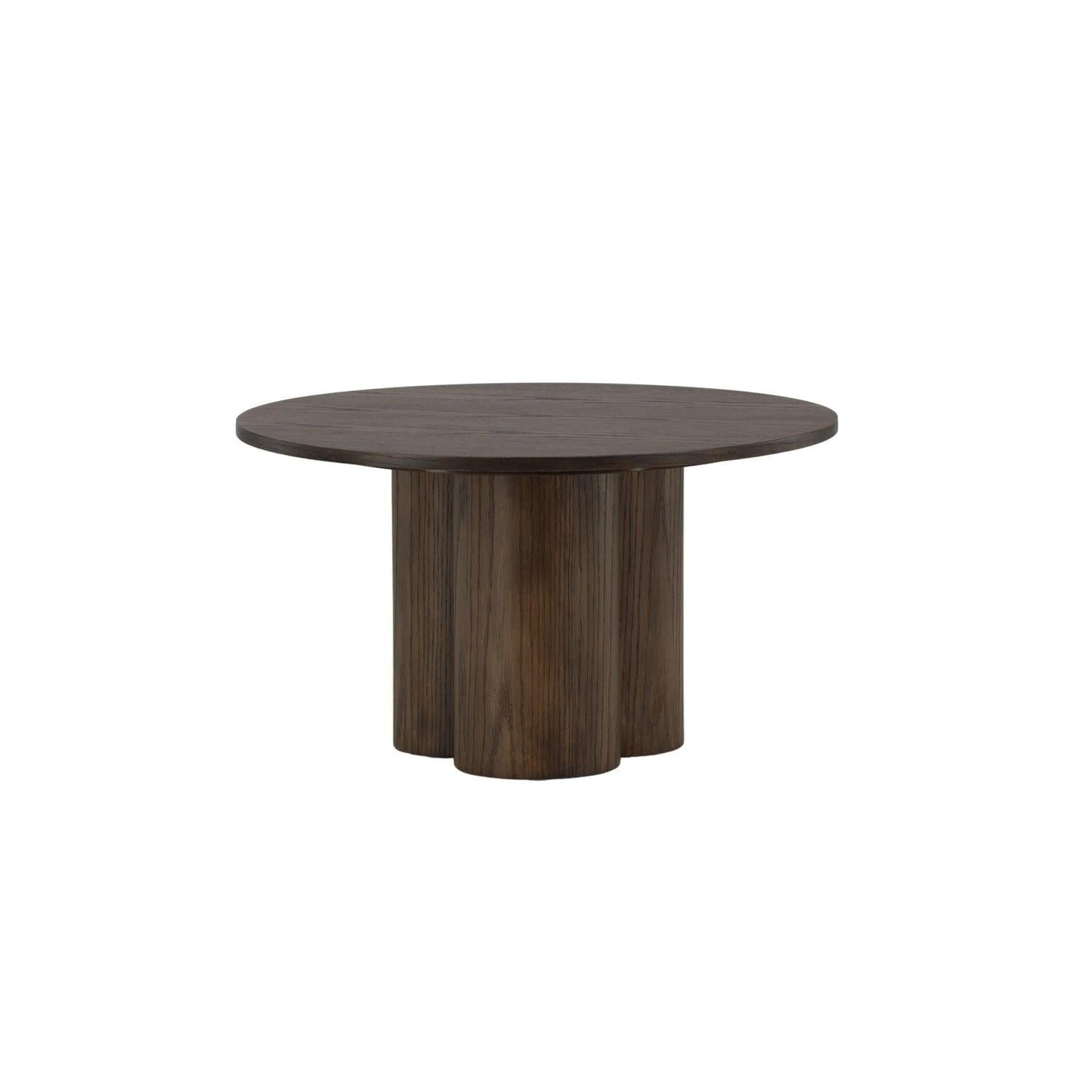 Couchtisch Olivia Ø80cm - Mokka-Couchtisch-Venture Home-le canapé