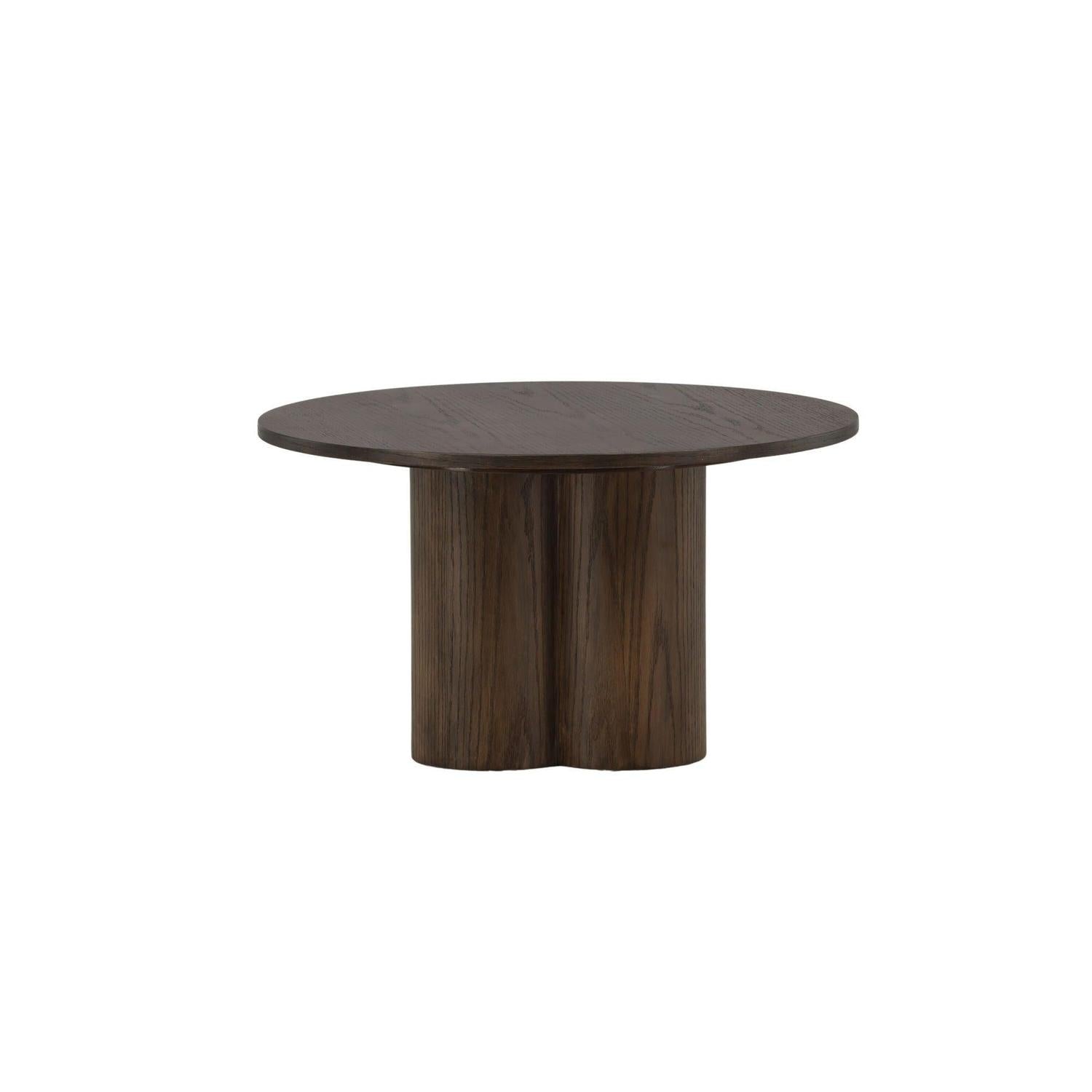 Couchtisch Olivia Ø80cm - Mokka-Couchtisch-Venture Home-le canapé