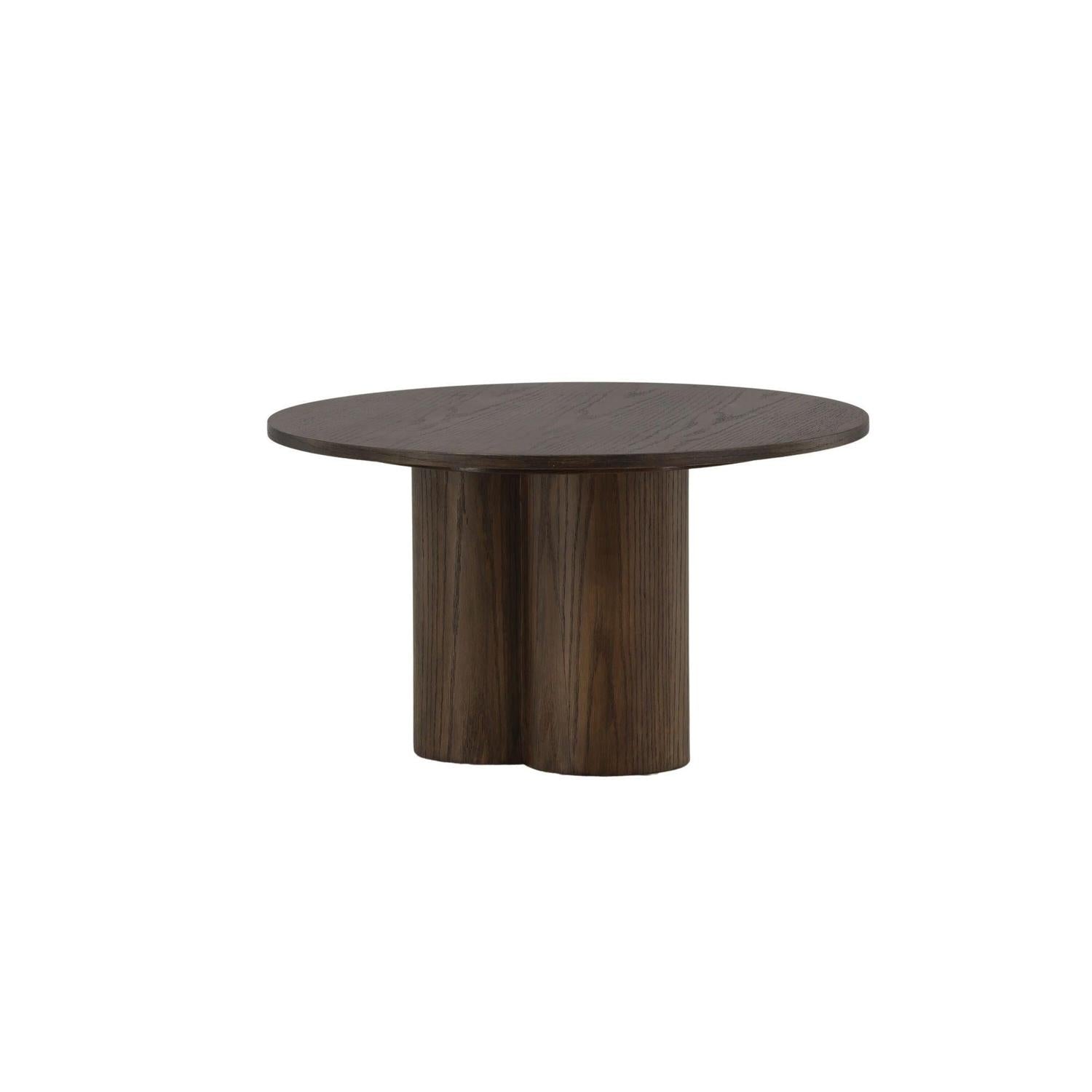 Couchtisch Olivia Ø80cm - Mokka-Couchtisch-Venture Home-le canapé