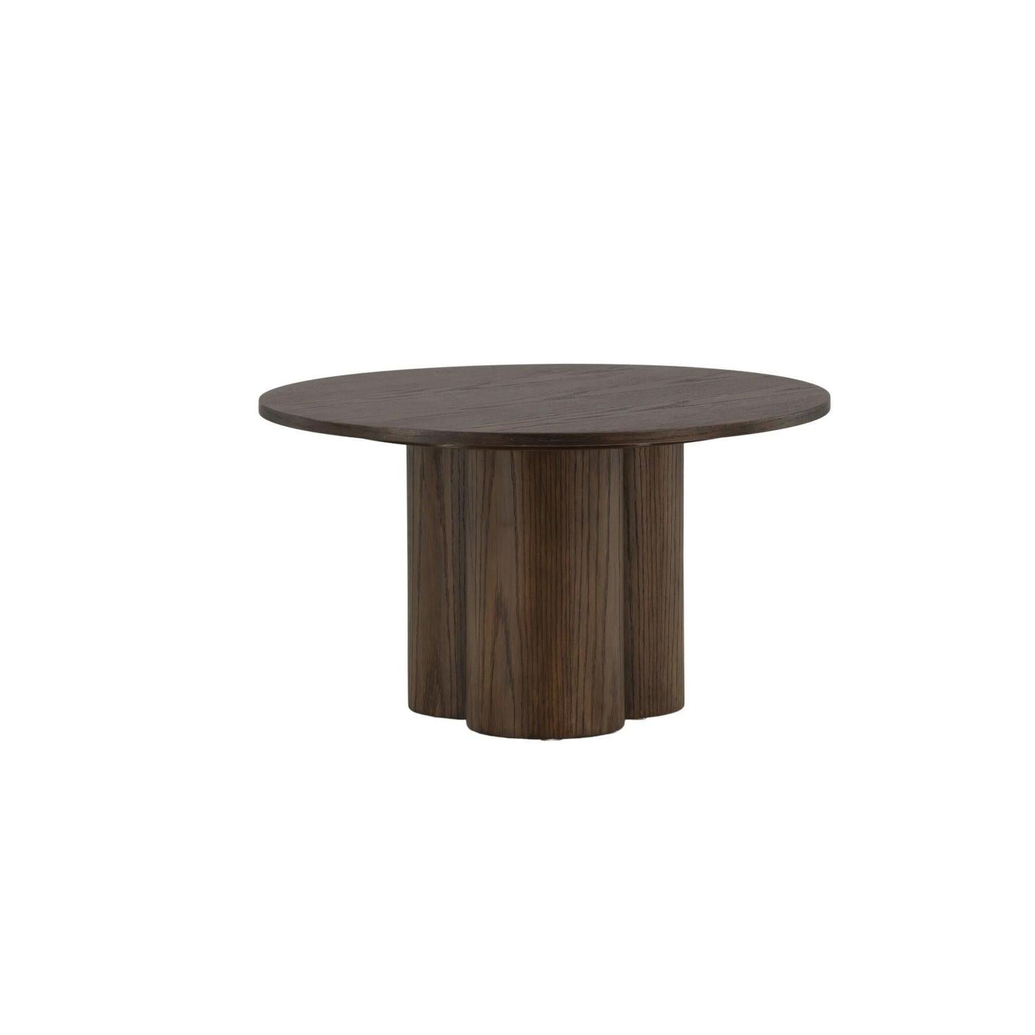 Couchtisch Olivia Ø80cm - Mokka-Couchtisch-Venture Home-le canapé