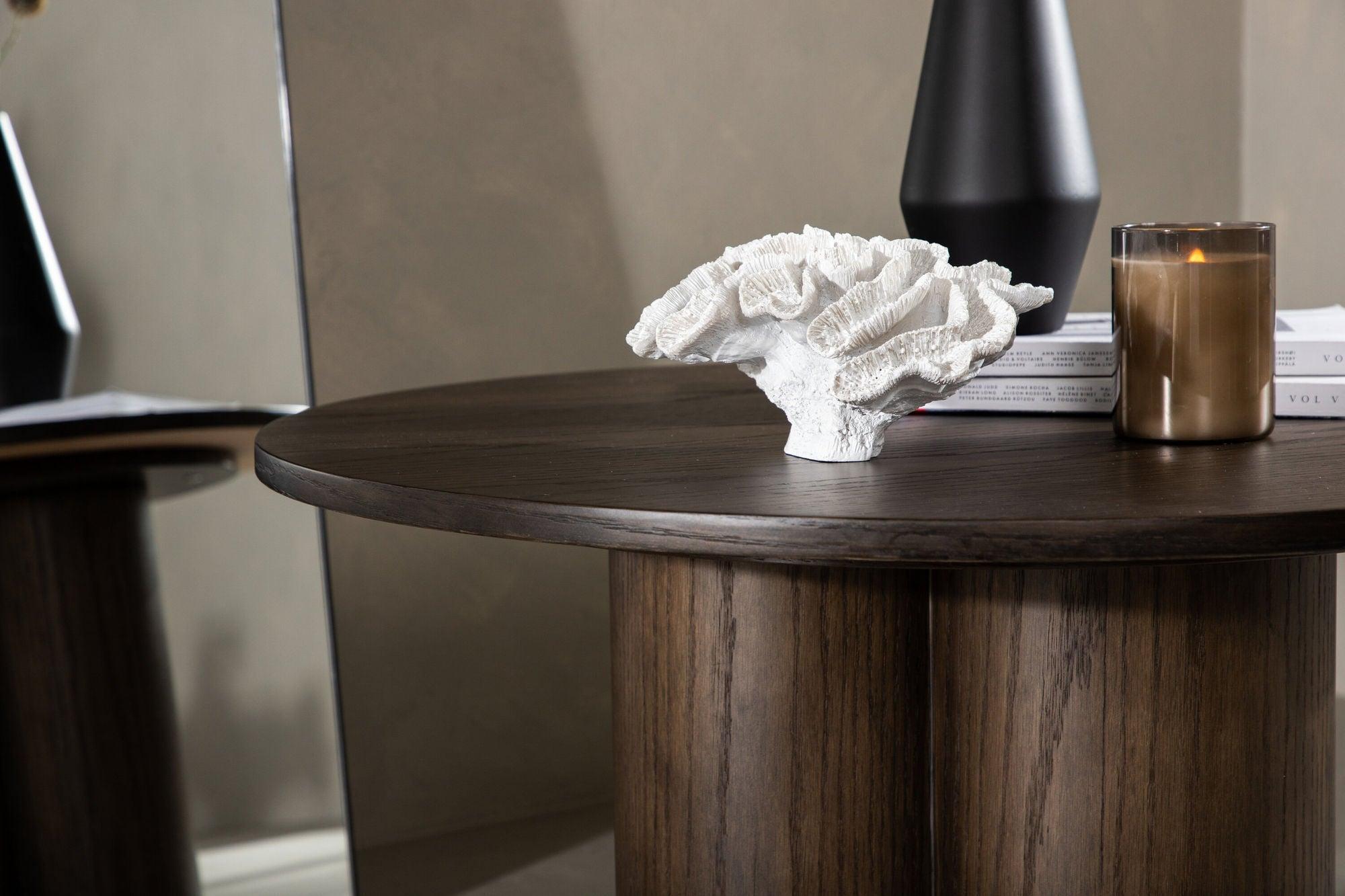 Couchtisch Olivia Ø80cm - Mokka-Couchtisch-Venture Home-le canapé