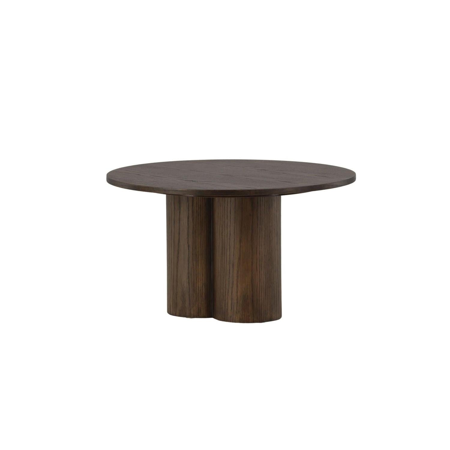 Couchtisch Olivia Ø80cm - Mokka-Couchtisch-Venture Home-le canapé