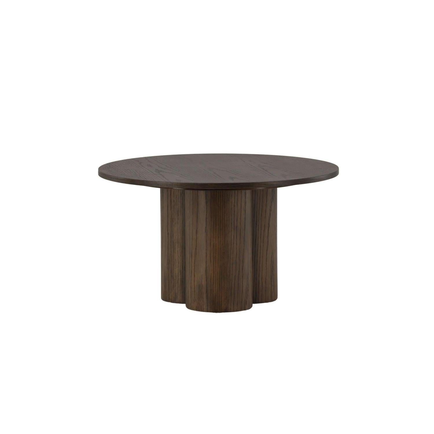 Couchtisch Olivia Ø80cm - Mokka-Couchtisch-Venture Home-le canapé