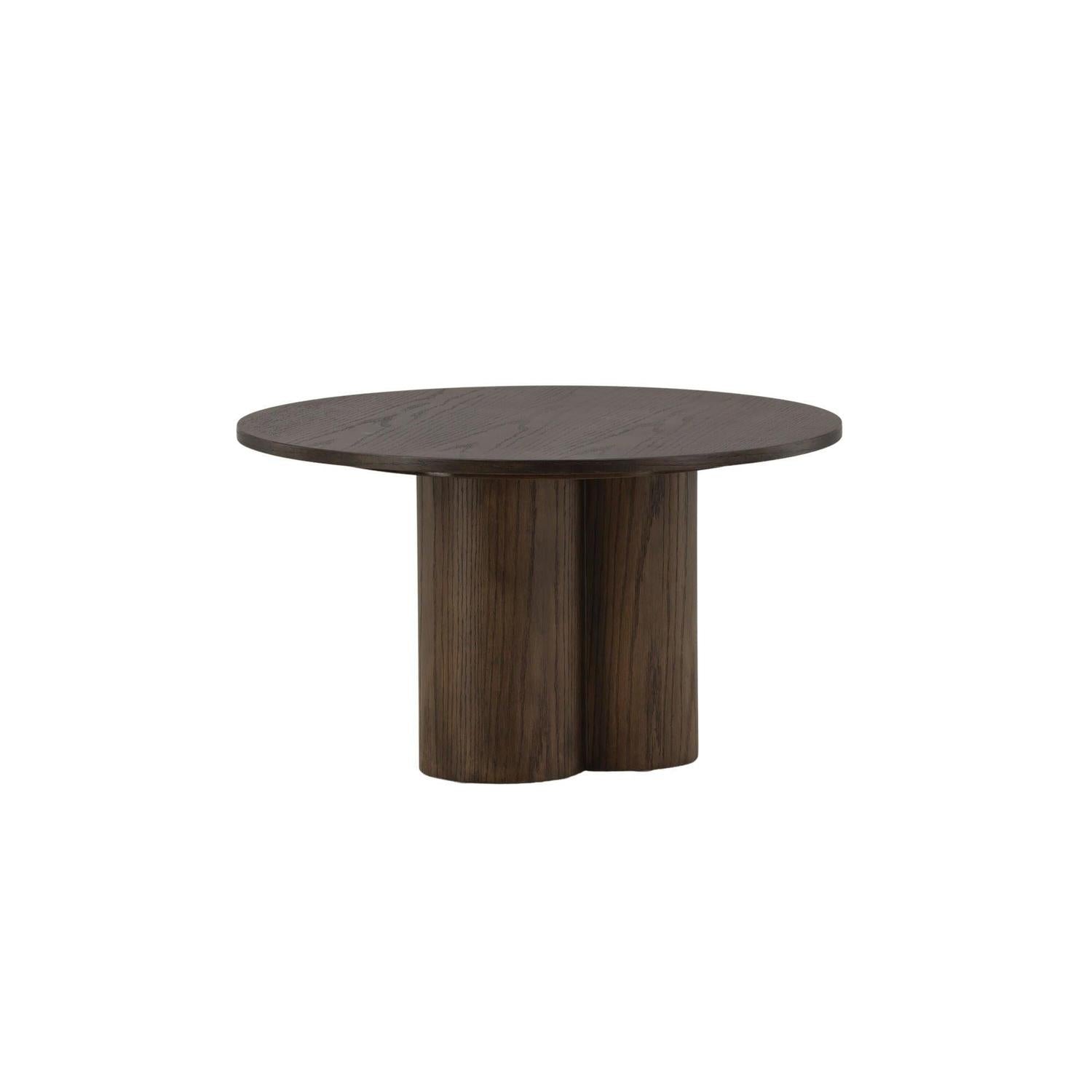 Couchtisch Olivia Ø80cm - Mokka-Couchtisch-Venture Home-le canapé