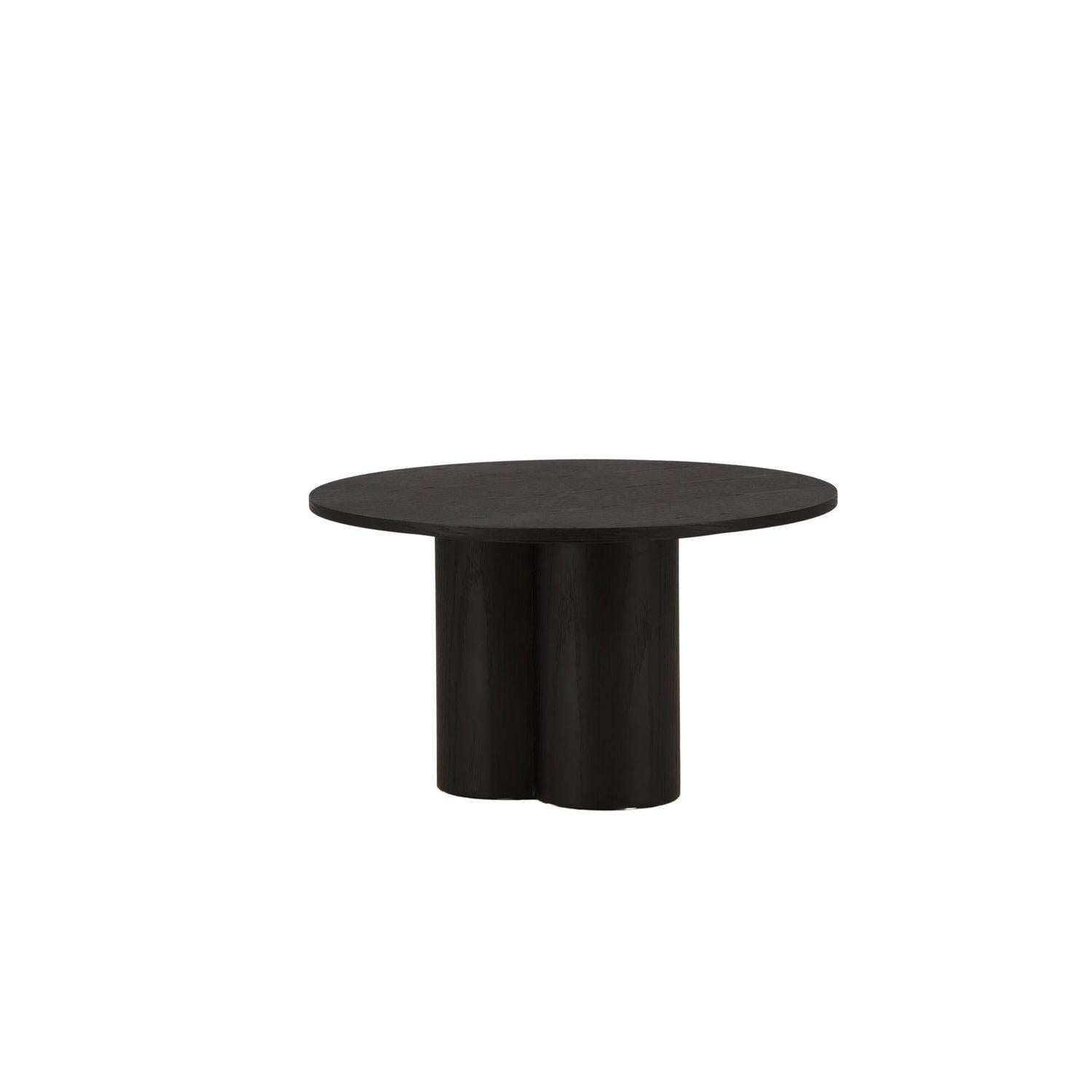 Couchtisch Olivia Ø80cm - Schwarz-Couchtisch-Venture Home-le canapé