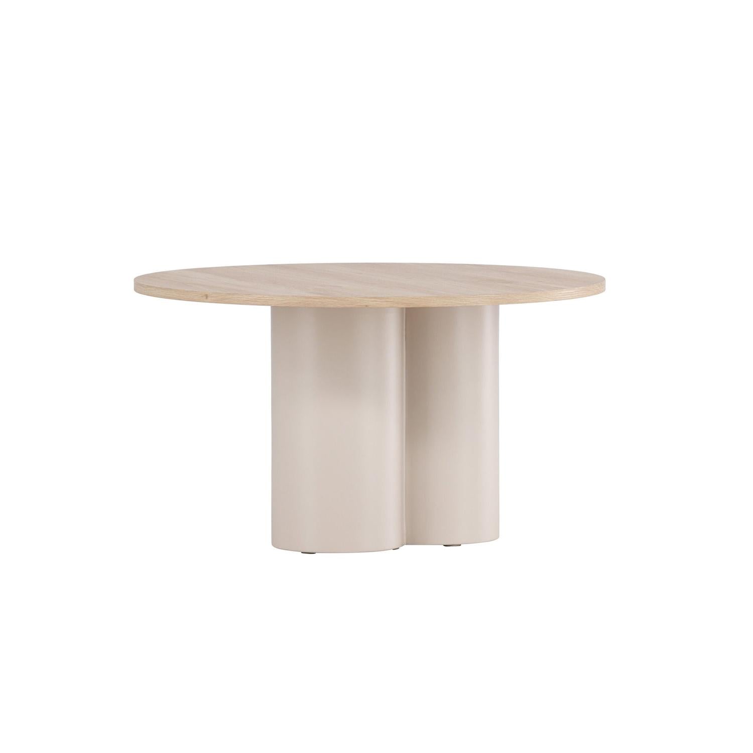 Couchtisch Olivia Ø80x45 cm - Cremeweiß-Couchtisch-Venture Home-le canapé