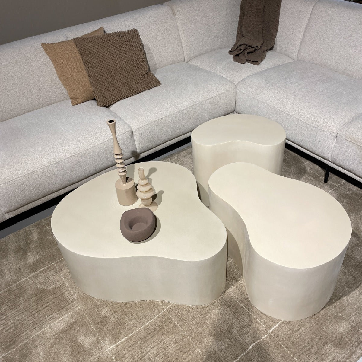 Couchtisch Organic - Beige-Couchtische-Livingfurn-le canapé