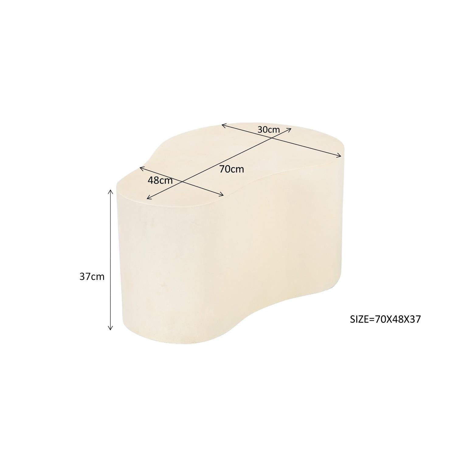 Couchtisch Organic - Beige-Couchtische-Livingfurn-le canapé