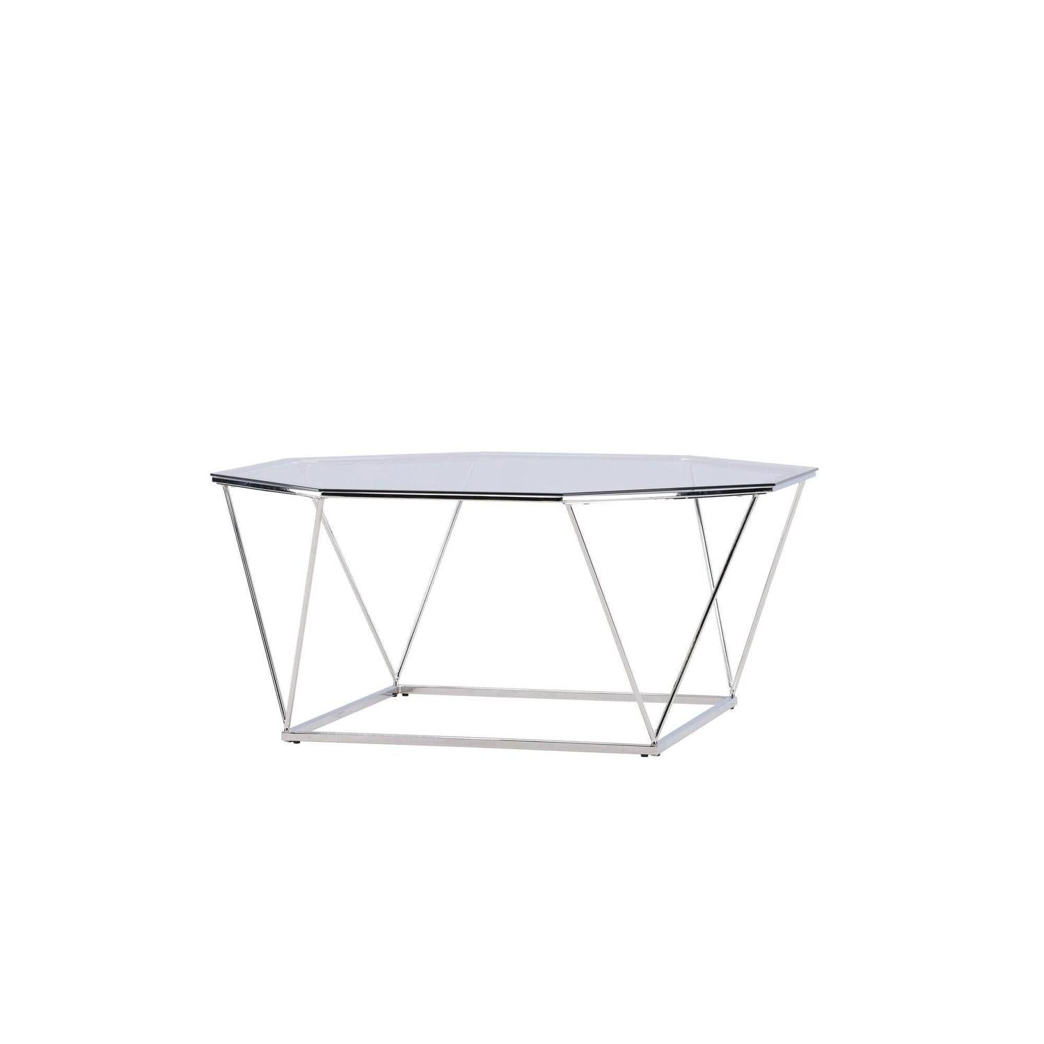 Couchtisch Österlen - Silber Chrom-Couchtisch-Furniture Fashion-le canapé