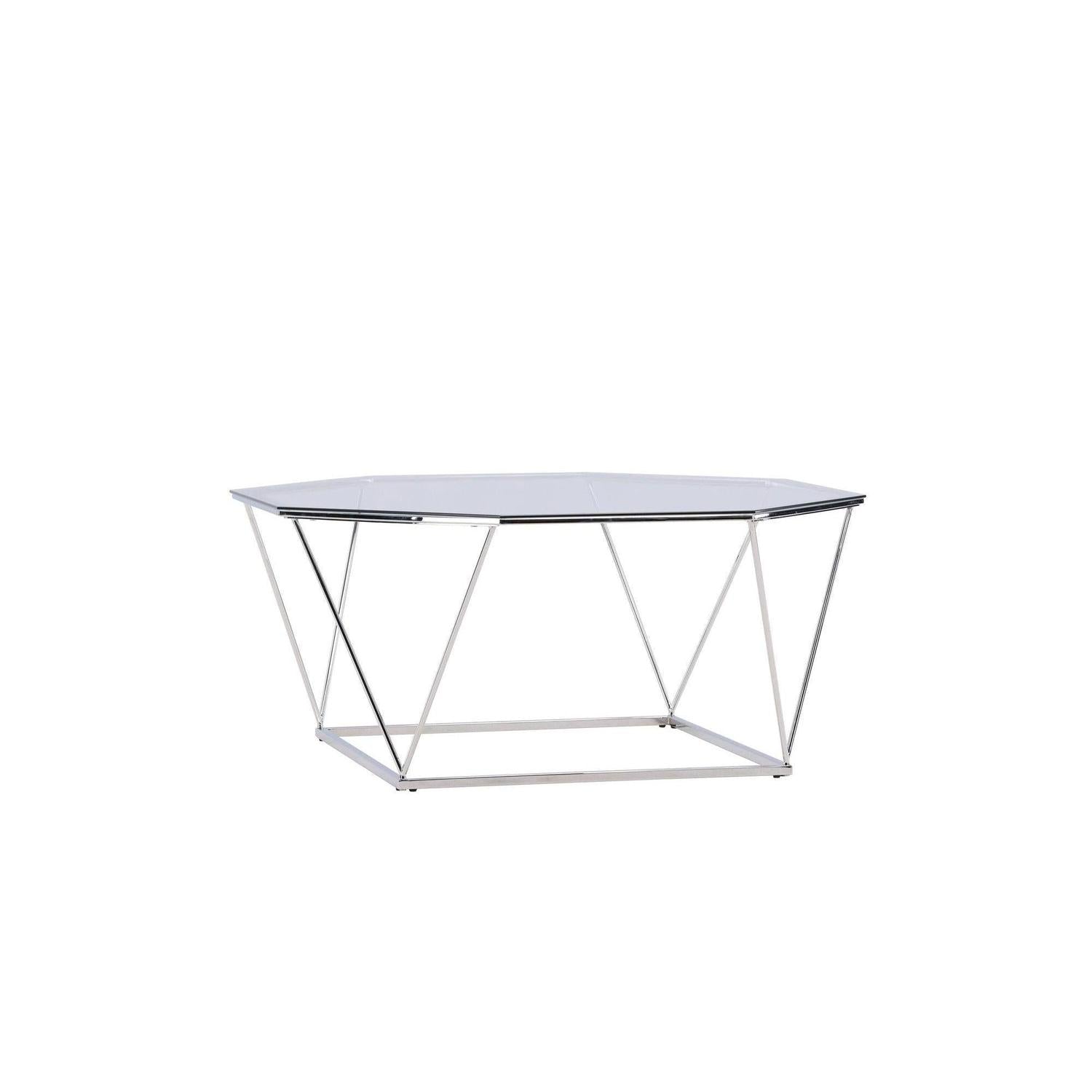 Couchtisch Österlen - Silber Chrom-Couchtisch-Furniture Fashion-le canapé