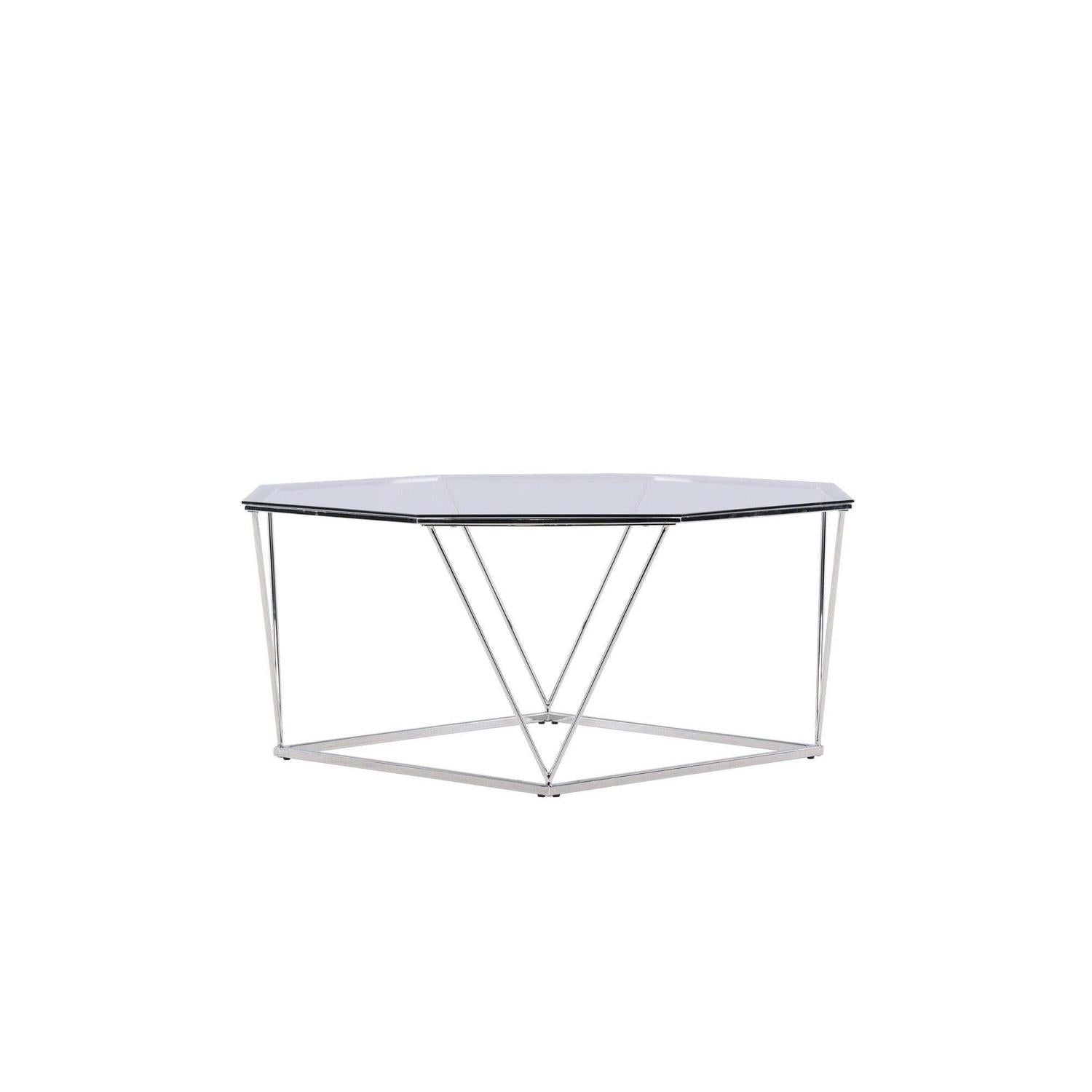 Couchtisch Österlen - Silber Chrom-Couchtisch-Furniture Fashion-le canapé