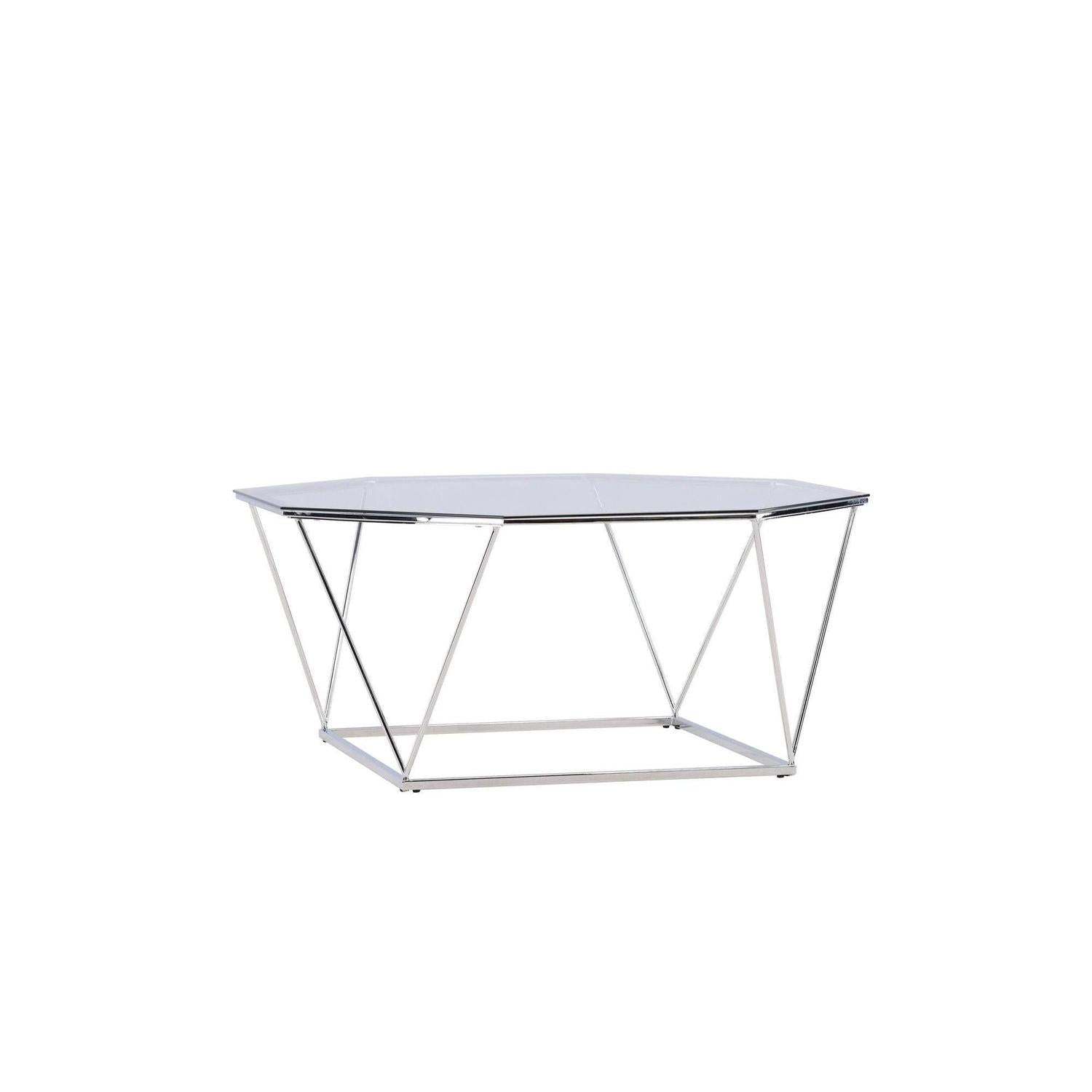 Couchtisch Österlen - Silber Chrom-Couchtisch-Furniture Fashion-le canapé