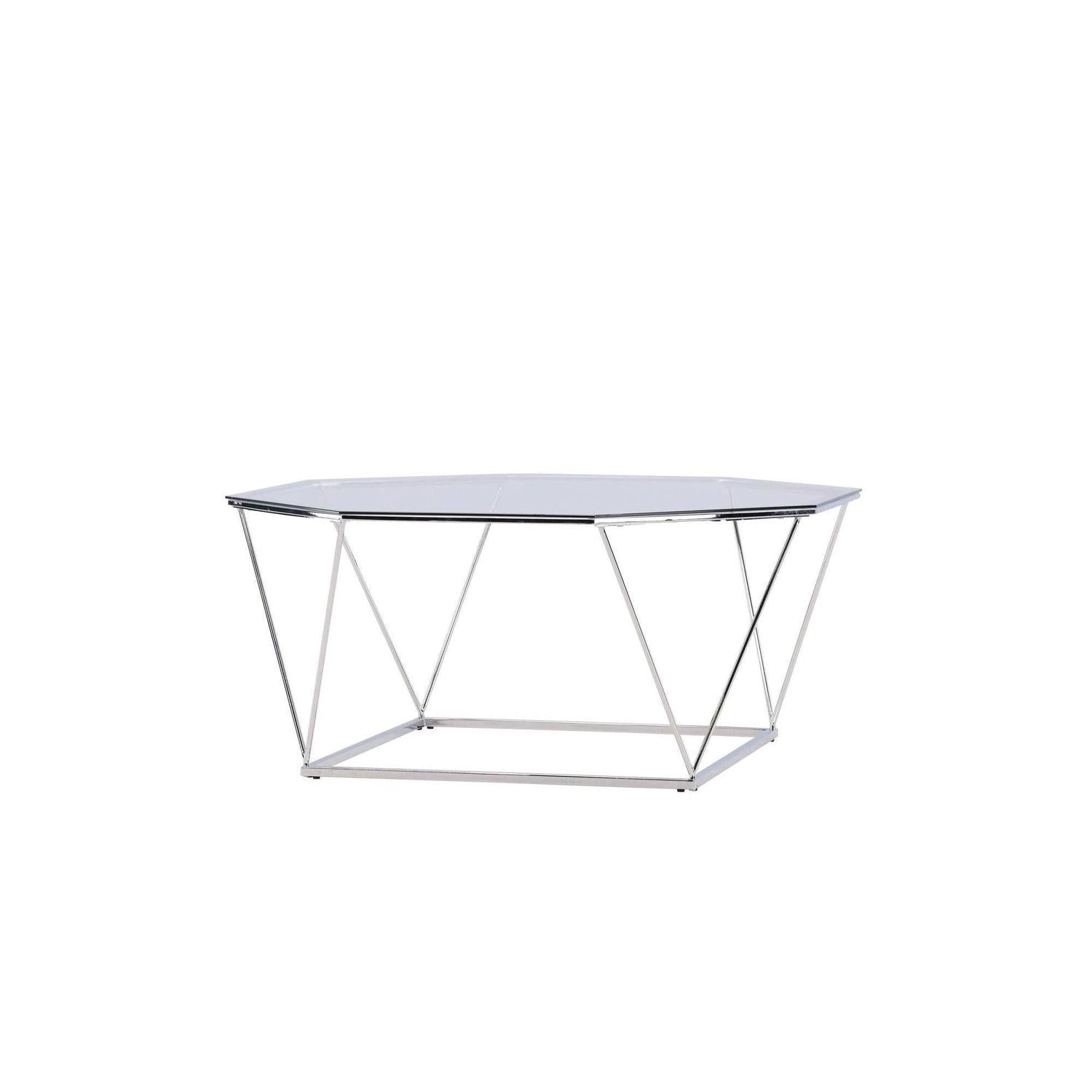 Couchtisch Österlen - Silber Chrom-Couchtisch-Furniture Fashion-le canapé
