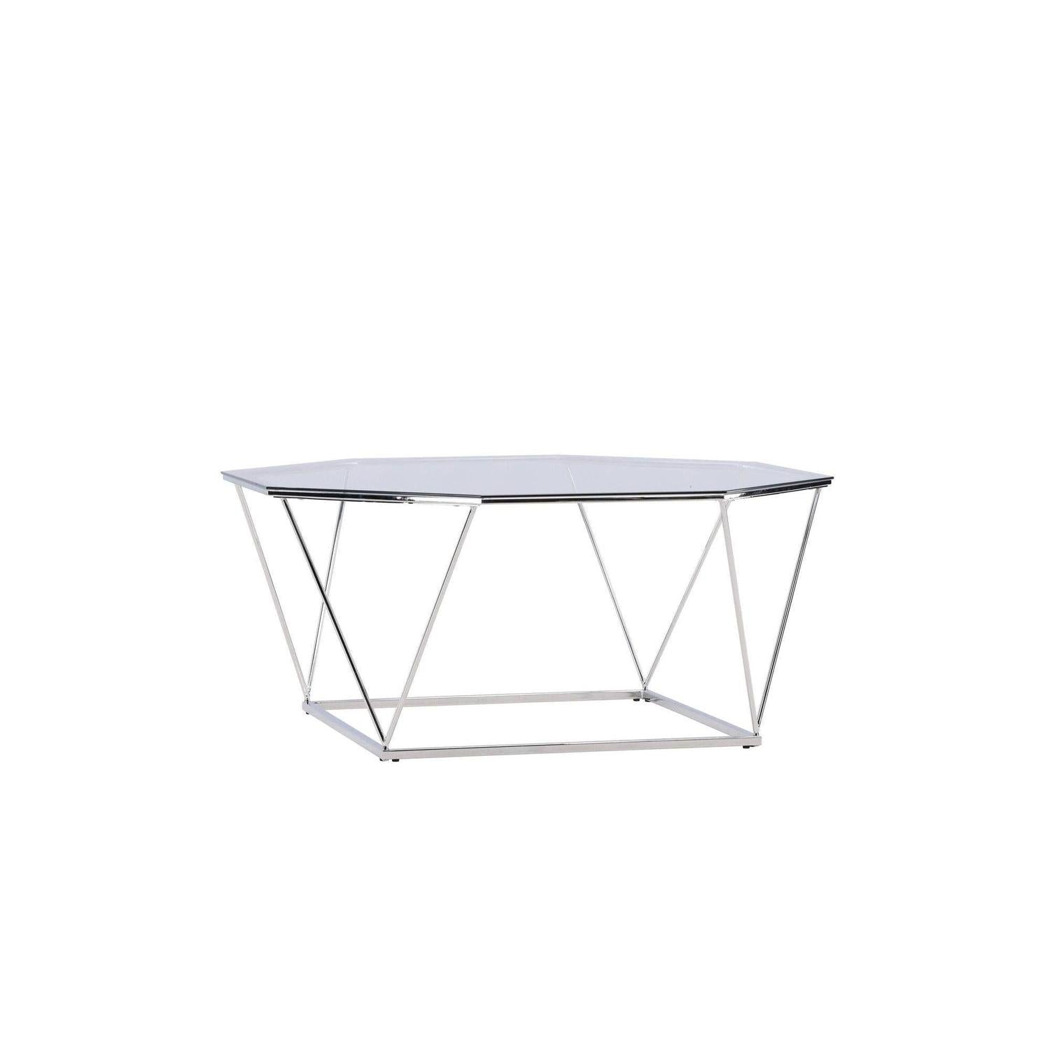 Couchtisch Österlen - Silber Chrom-Couchtisch-Furniture Fashion-le canapé