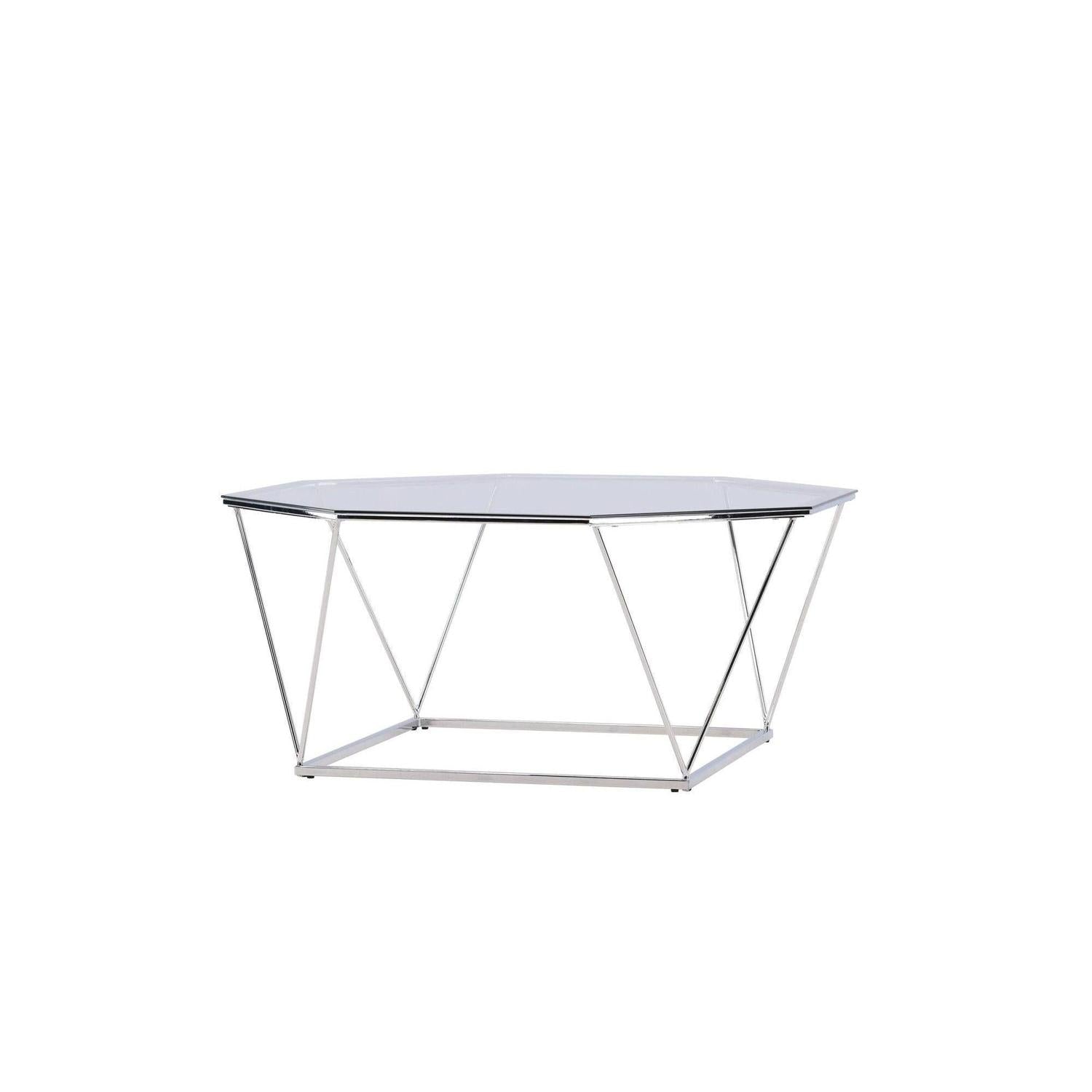 Couchtisch Österlen - Silber Chrom-Couchtisch-Furniture Fashion-le canapé