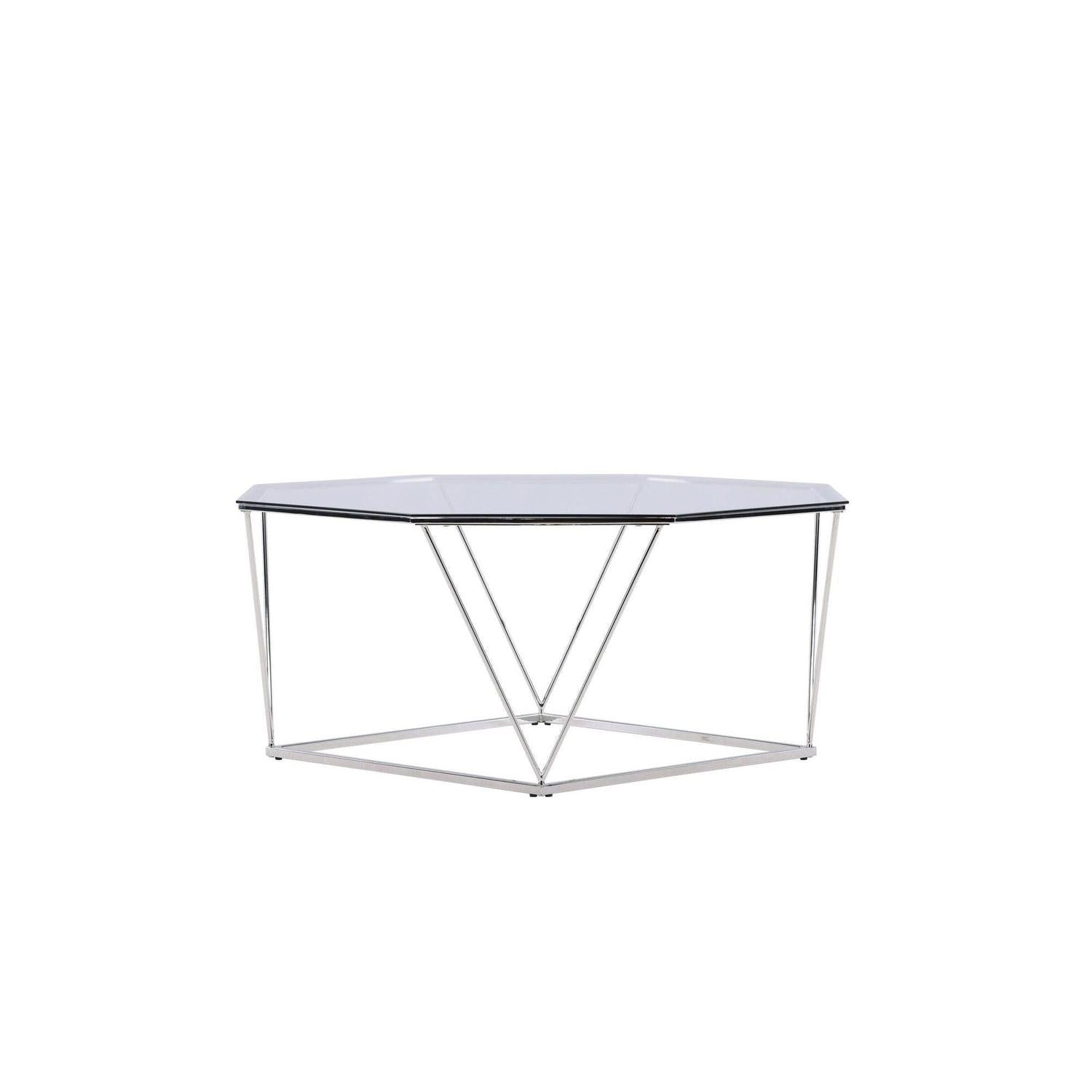 Couchtisch Österlen - Silber Chrom-Couchtisch-Furniture Fashion-le canapé