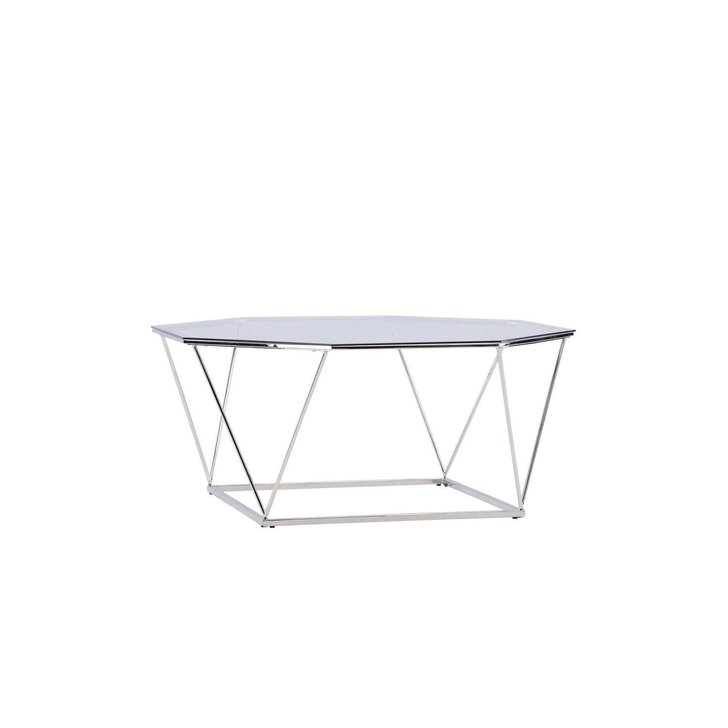 Couchtisch Österlen - Silber Chrom-Couchtisch-Furniture Fashion-le canapé