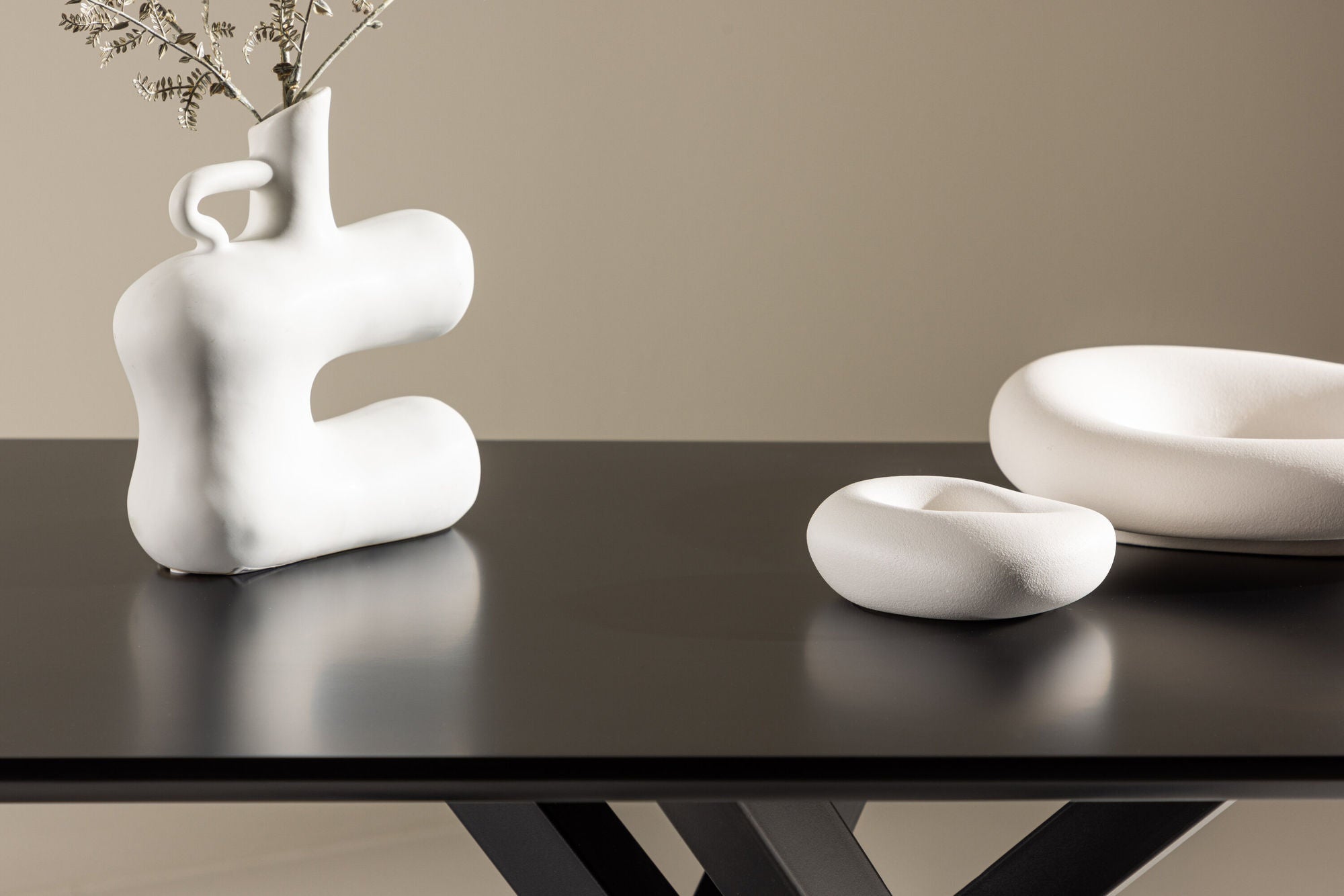 Couchtisch Piazza 100cm - Schwarz-Couchtische-Venture Home-le canapé