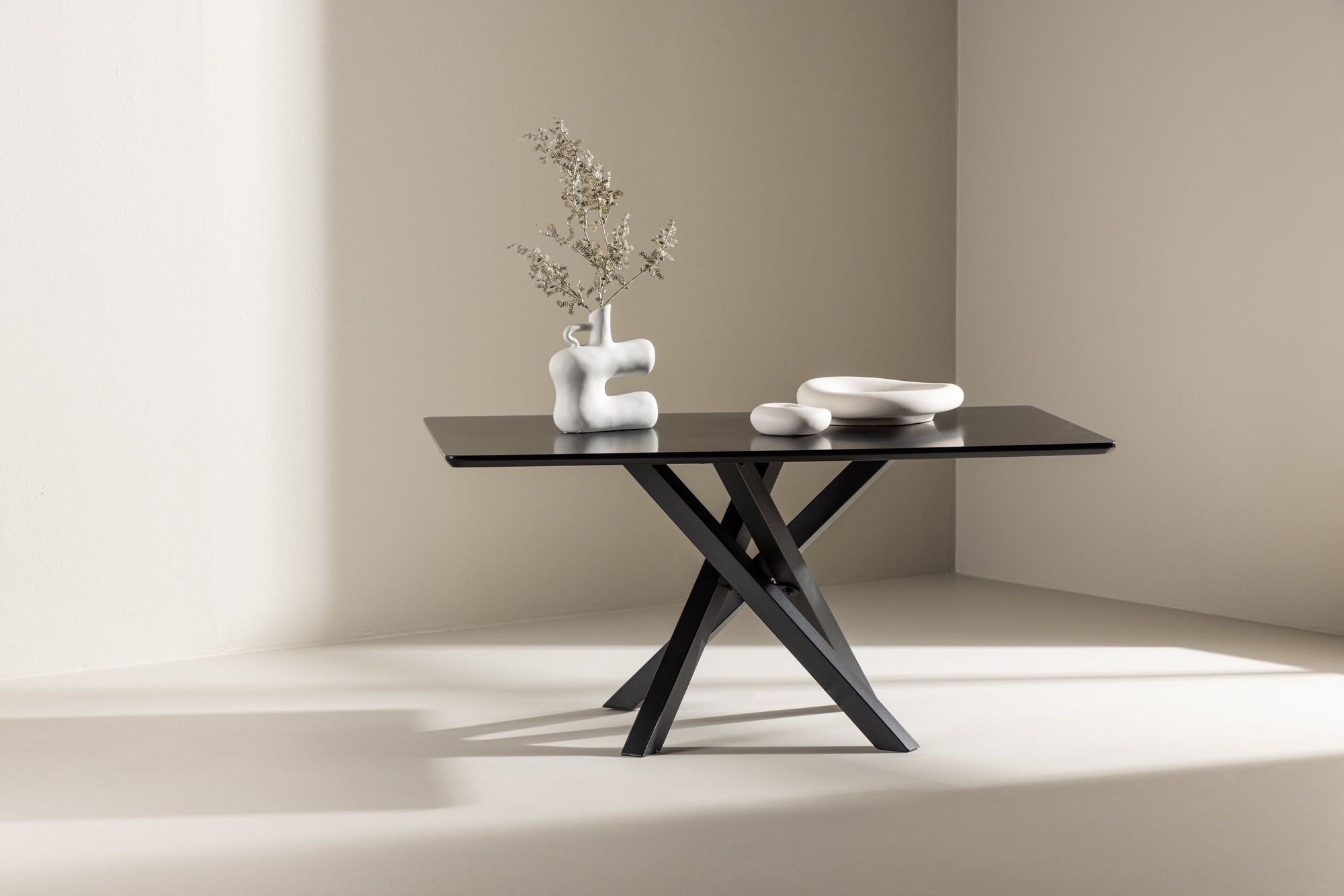 Couchtisch Piazza asu Holzwerkstoff 100x60cm - Schwarz-Couchtisch-Venture Home-le canapé