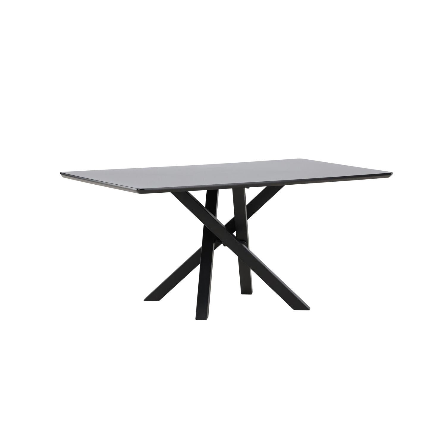 Couchtisch Piazza asu Holzwerkstoff 100x60cm - Schwarz-Couchtisch-Venture Home-le canapé