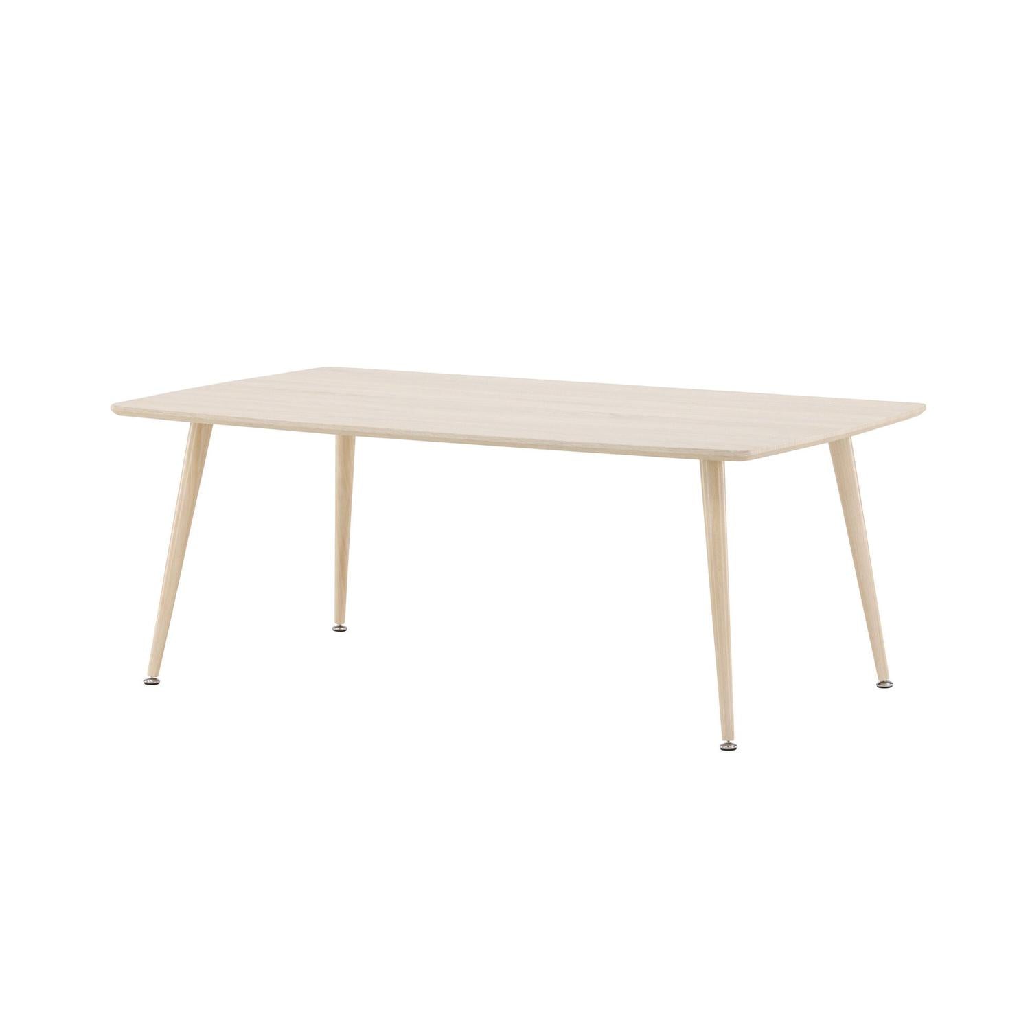Couchtisch Plaza 120cm - Cremeweiß-Couchtische-Venture Home-le canapé