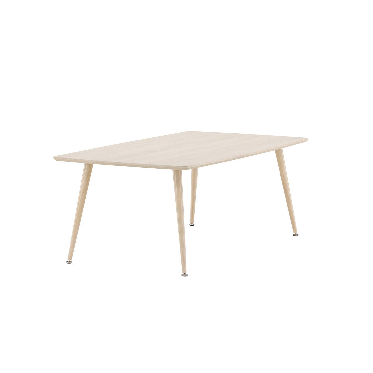 Couchtisch Plaza 120cm - Cremeweiß-Couchtische-Venture Home-le canapé