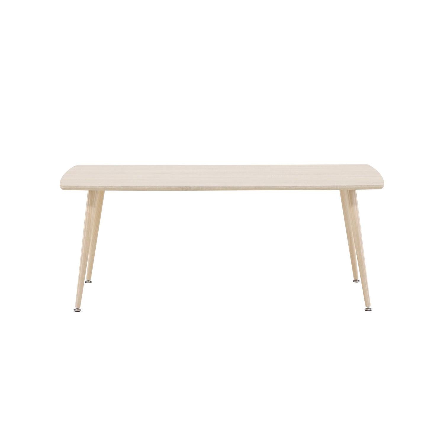 Couchtisch Plaza 120cm - Cremeweiß-Couchtische-Venture Home-le canapé
