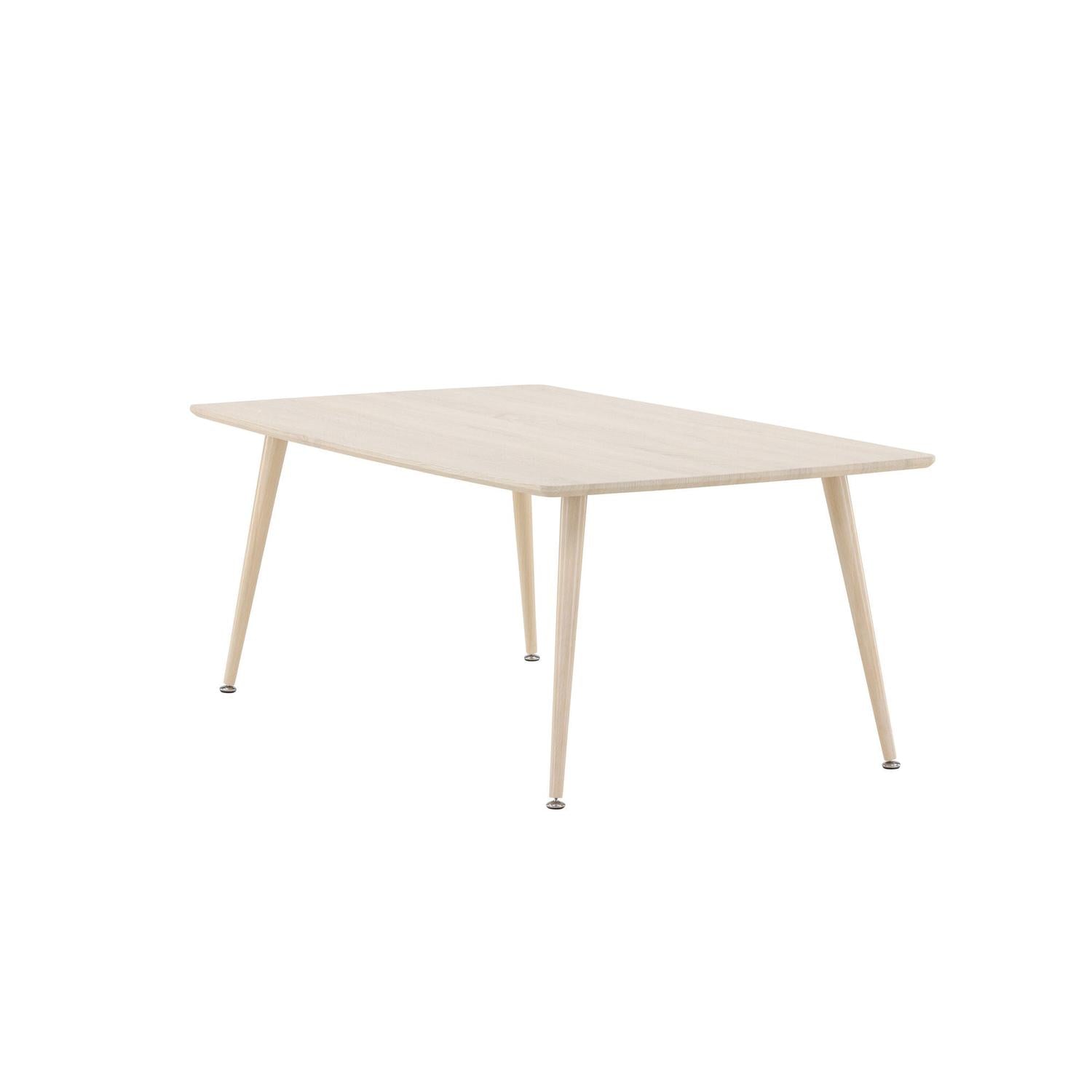 Couchtisch Plaza 120cm - Cremeweiß-Couchtische-Venture Home-le canapé