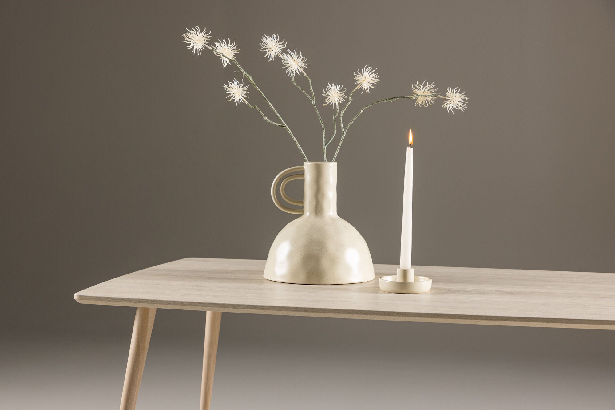 Couchtisch Plaza 120x70cm - Cremeweiß-Couchtisch-Venture Home-le canapé