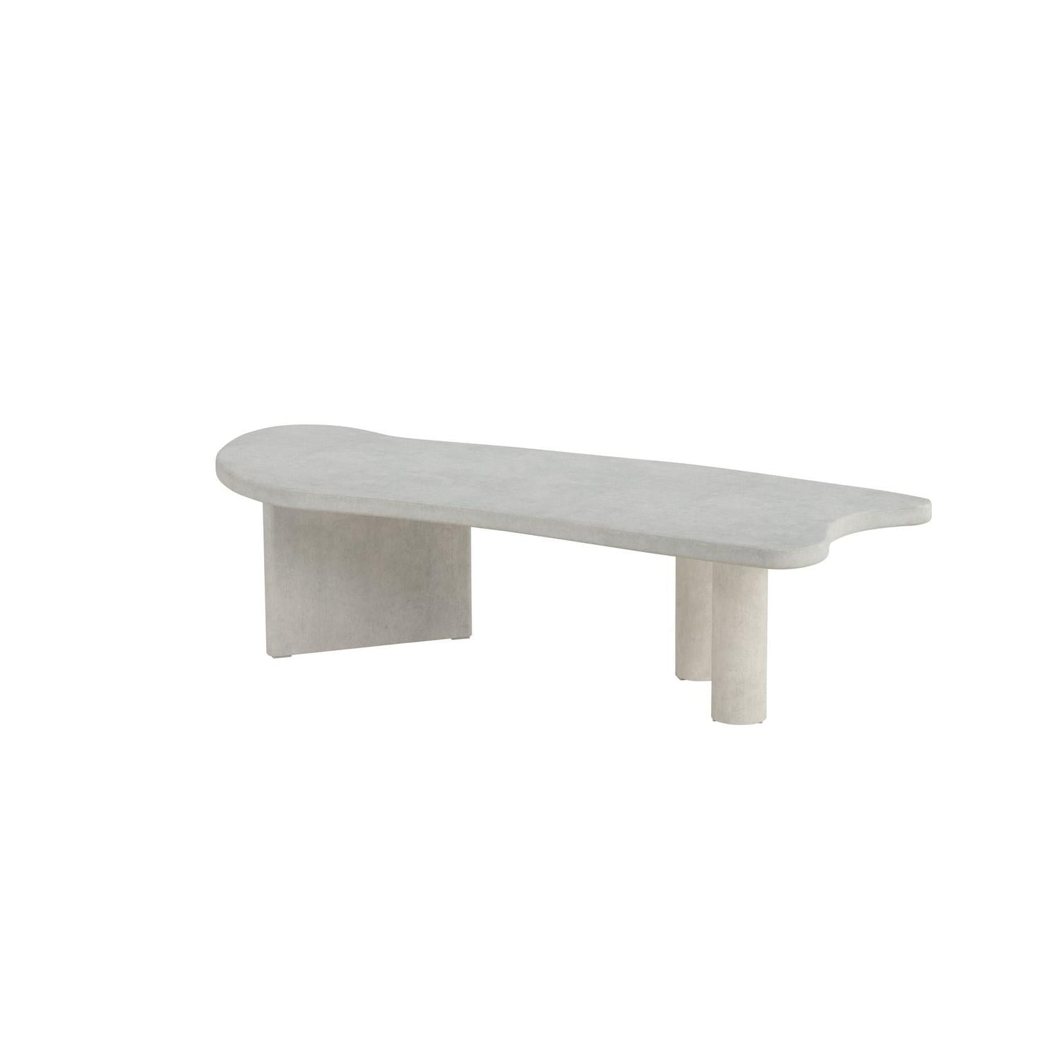 Couchtisch Polle 160cm - Grau-Couchtische-Venture Home-le canapé