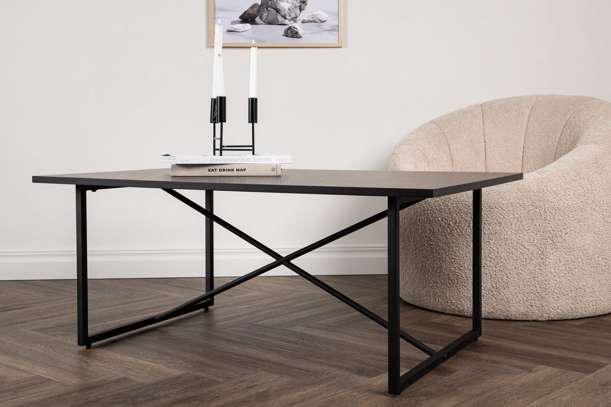 Couchtisch Pryor 110cm - Schwarz-Couchtische-Venture Home-le canapé