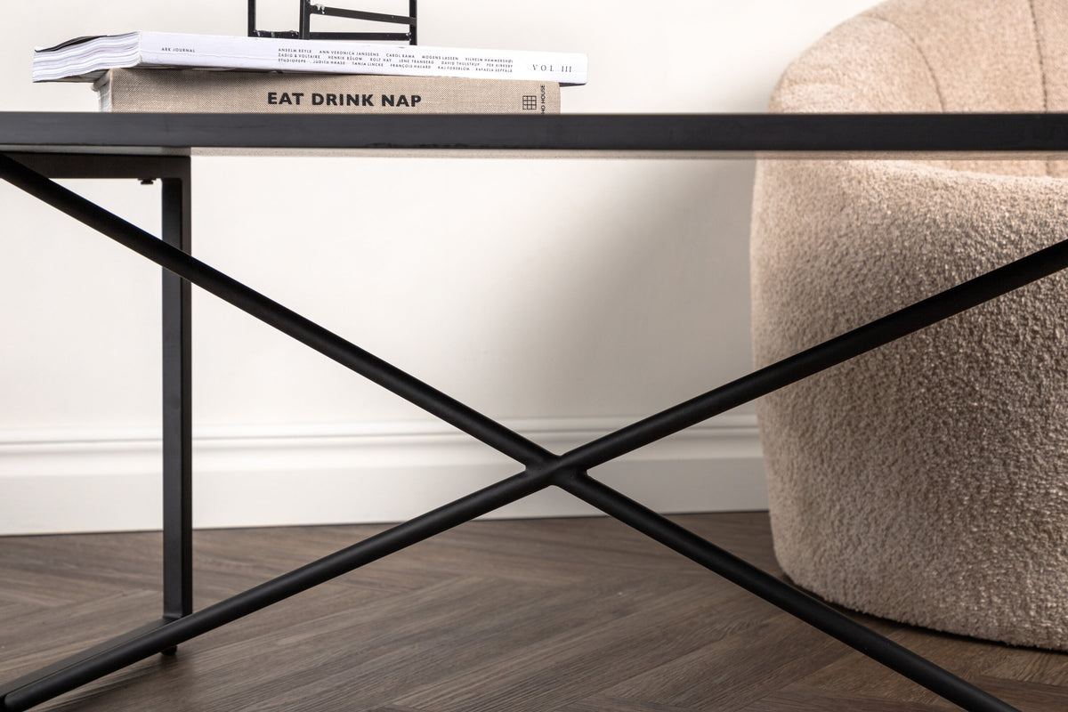 Couchtisch Pryor 110cm - Schwarz-Couchtische-Venture Home-le canapé