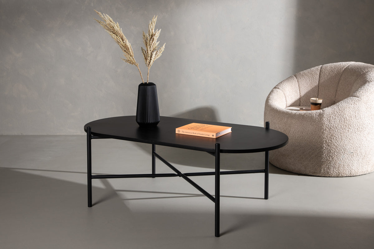 Couchtisch Pueblo 120cm - Schwarz-Couchtische-Venture Home-le canapé