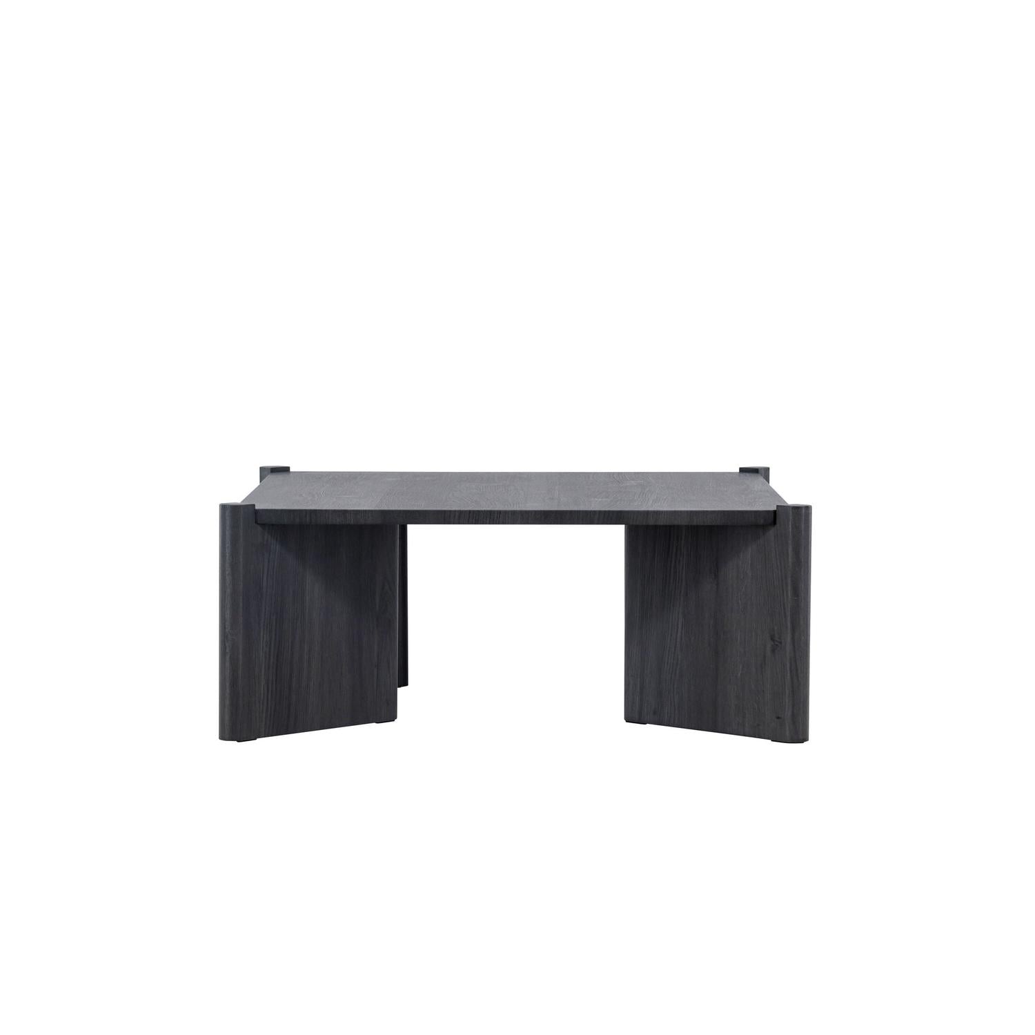 Couchtisch Rogaland 100x100cm - Black-Couchtisch-Venture Home-le canapé