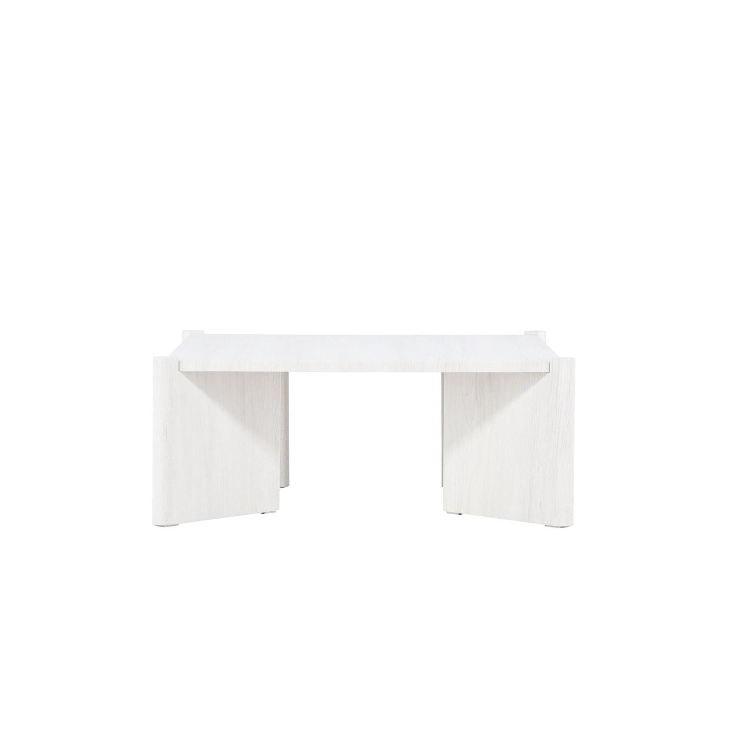 Couchtisch Rogaland 100x100cm - Cremeweiß-Couchtisch-Venture Home-le canapé