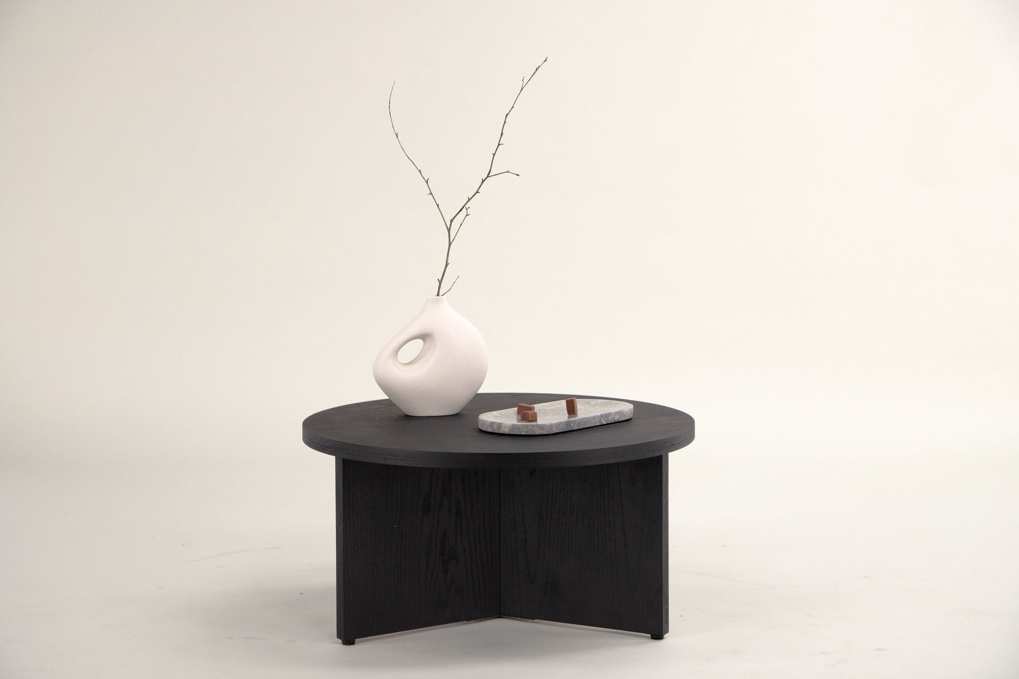 Couchtisch Saltö Ø85cm - Schwarz-Couchtische-Vind-le canapé
