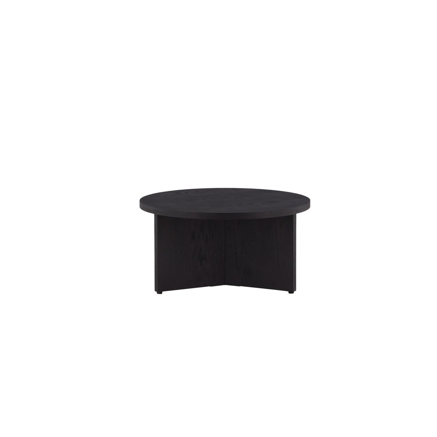Couchtisch Saltö Ø85cm - Schwarz-Couchtische-Vind-le canapé