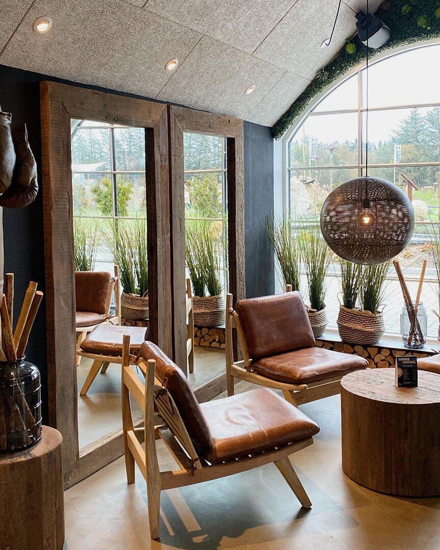 Couchtisch San Francisco - Recyclingholz-Couchtisch-Trademark Living-le canapé