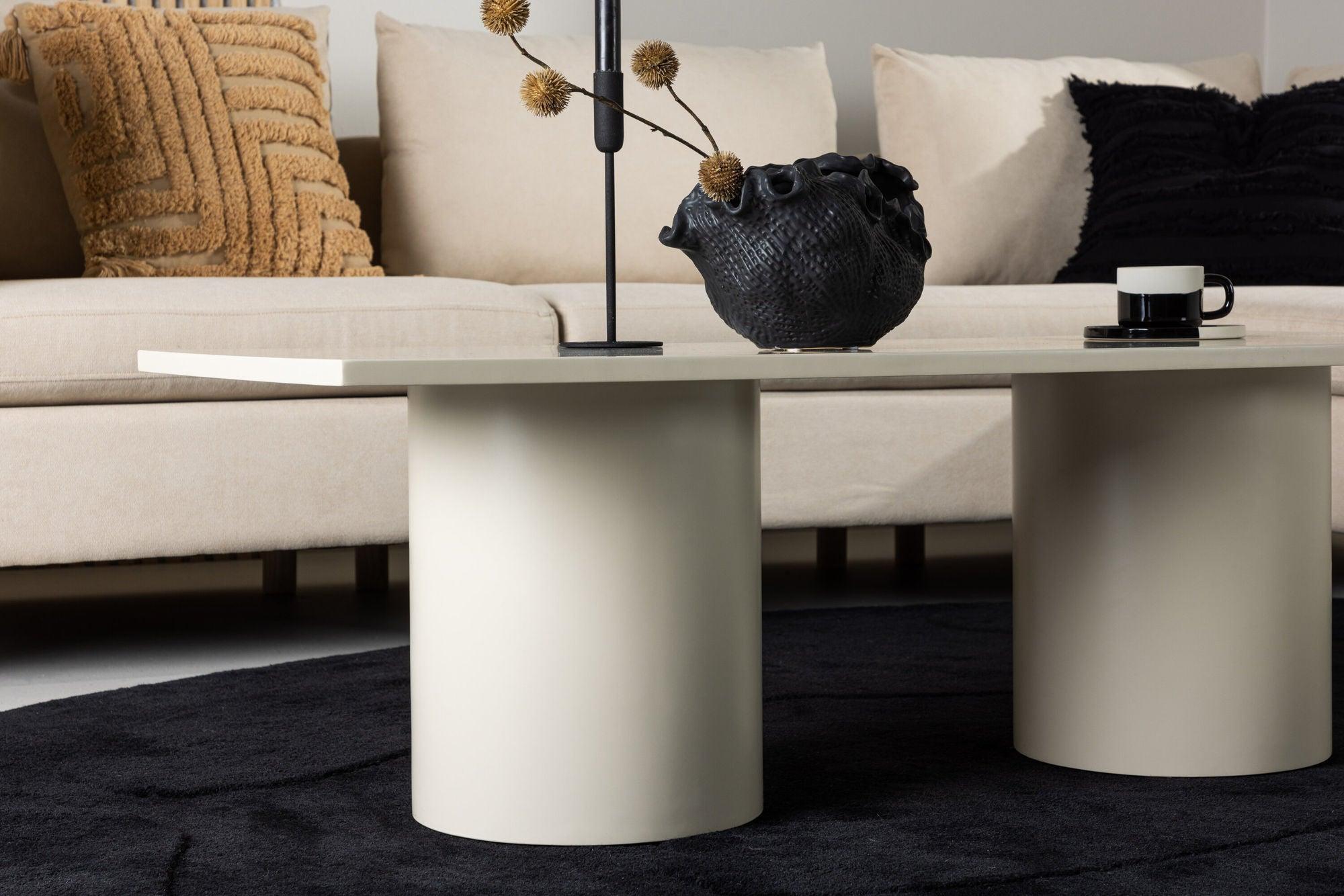 Couchtisch Sandvika 120cm - Beige-Couchtisch-Venture Home-le canapé