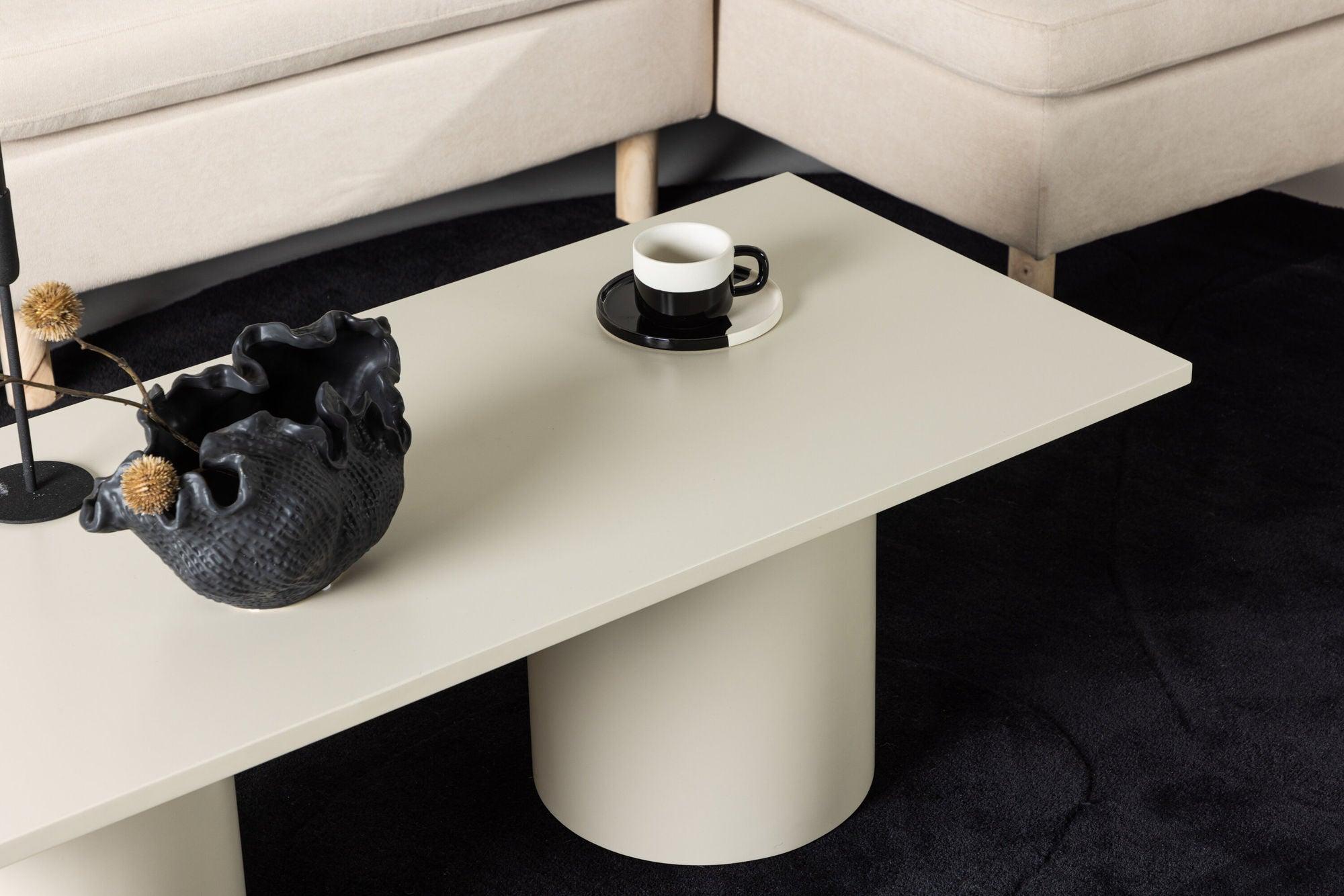 Couchtisch Sandvika 120cm - Beige-Couchtisch-Venture Home-le canapé
