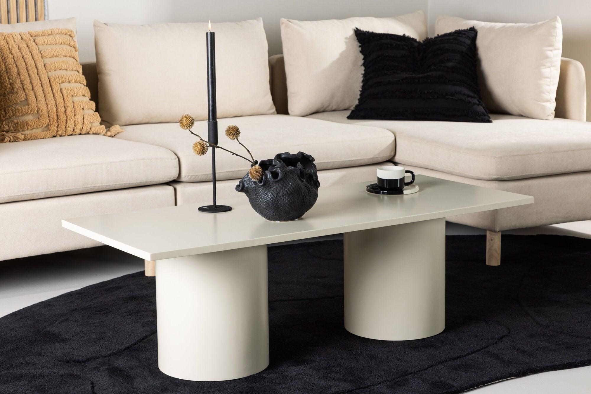 Couchtisch Sandvika 120cm - Beige-Couchtische-Venture Home-le canapé