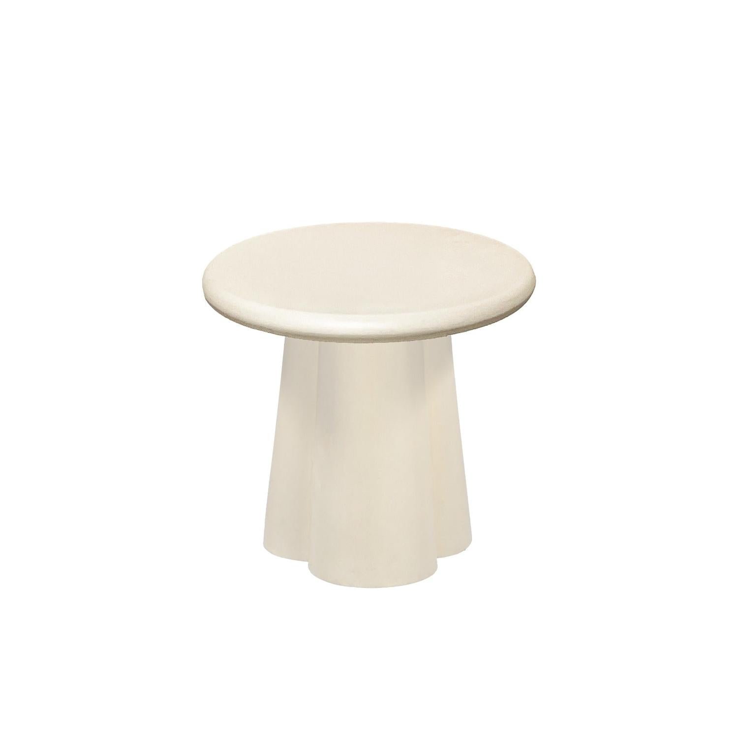 Couchtisch Sandy Ø50cm - Cremeweiß-Couchtische-Livingfurn-le canapé