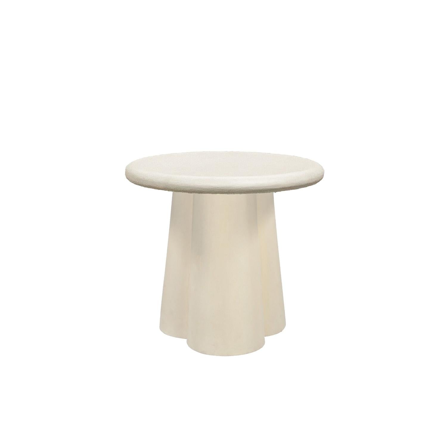 Couchtisch Sandy Ø50cm - Cremeweiß-Couchtische-Livingfurn-le canapé