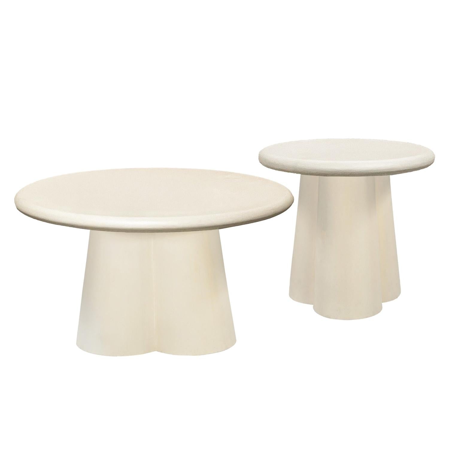 Couchtisch Sandy Ø80cm - Cremeweiß-Couchtische-Livingfurn-le canapé