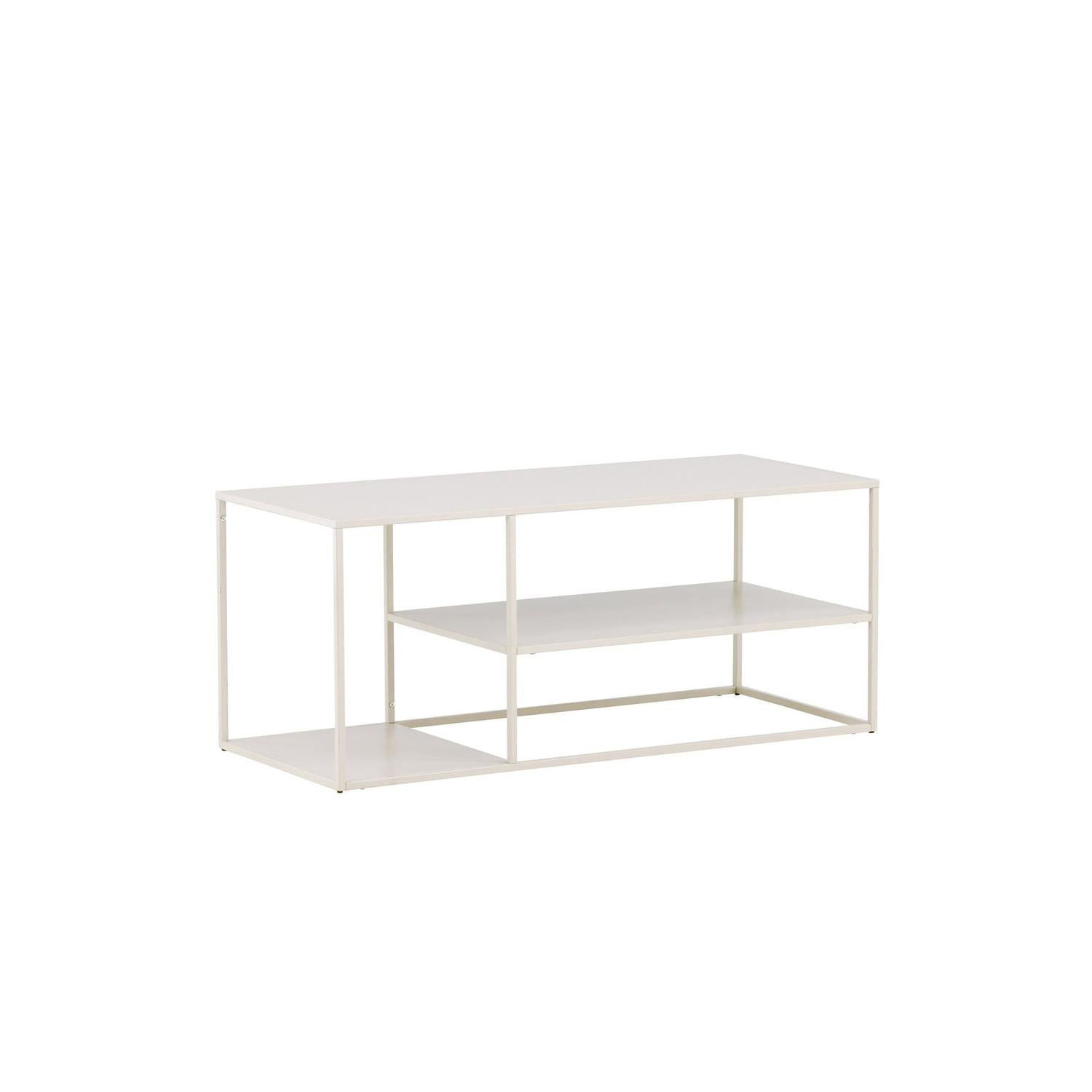 Couchtisch Staal 120cm - Beige-Couchtisch-Venture Home-le canapé
