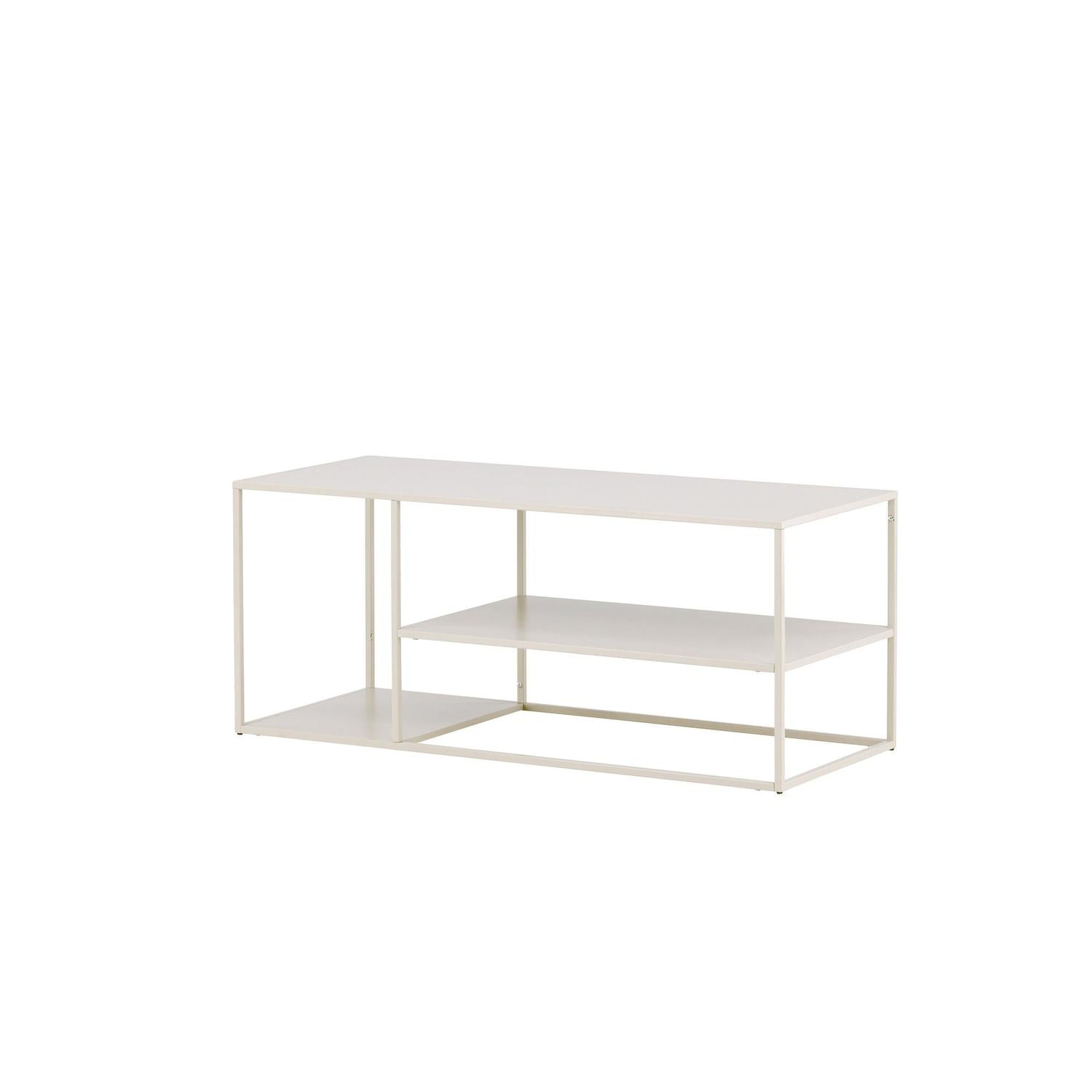 Couchtisch Staal 120cm - Beige-Couchtisch-Venture Home-le canapé