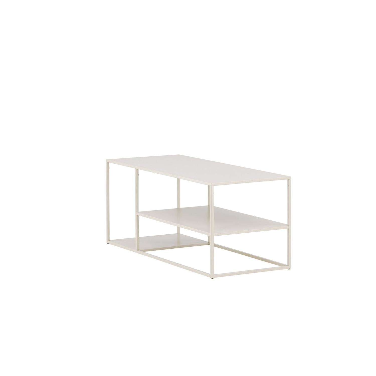 Couchtisch Staal 120cm - Beige-Couchtisch-Venture Home-le canapé